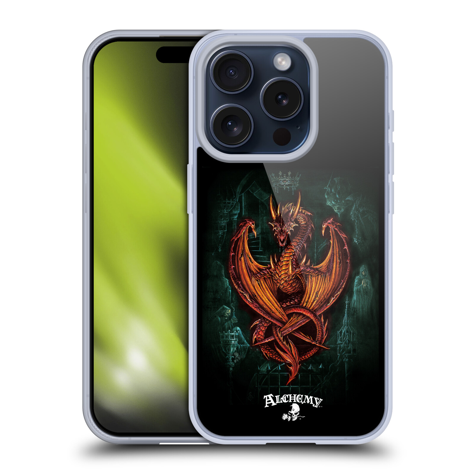 OFFICIEL ALCHEMY GOTHIC DRAGON ÉTUI COQUE EN GEL POUR APPLE iPHONE TÉLÉPHONES - Photo 17 sur 17
