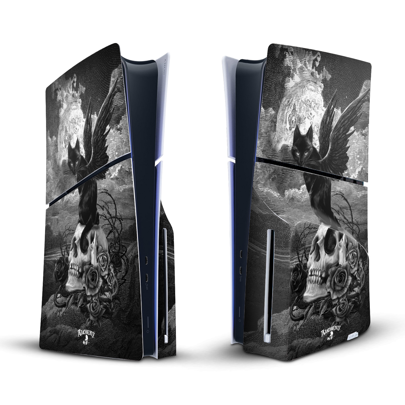 ALCHEMY GOTHIC GOTHIC VINYL SKIN DECAL FOR SONY PS5 SLIM DISC EDITION CONSOLE