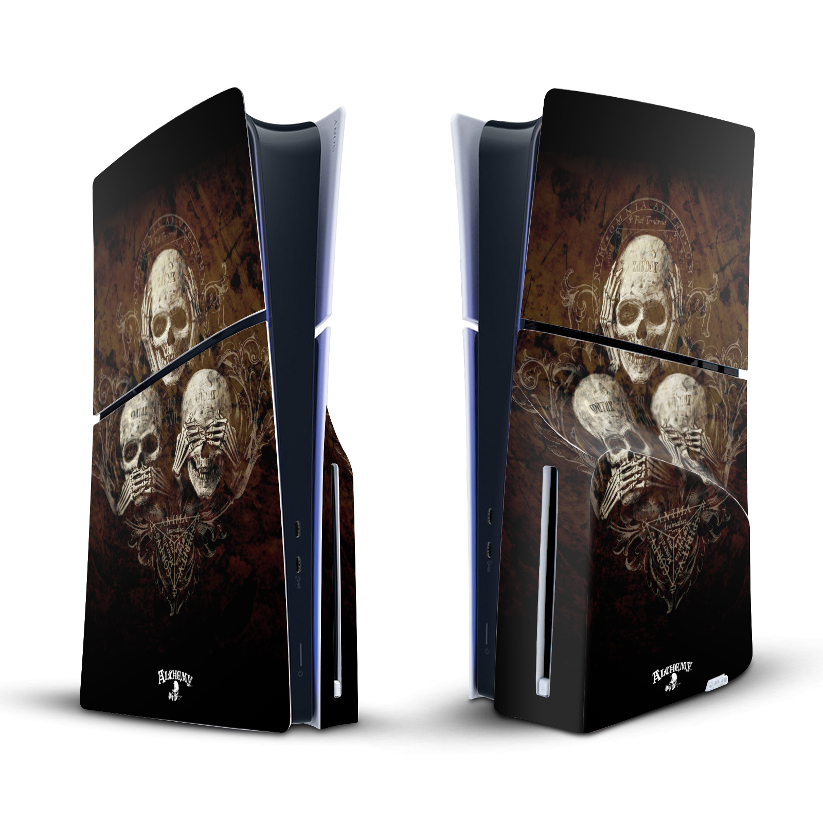 ALCHEMY GOTHIC GOTHIC VINYL SKIN DECAL FOR SONY PS5 SLIM DISC EDITION CONSOLE