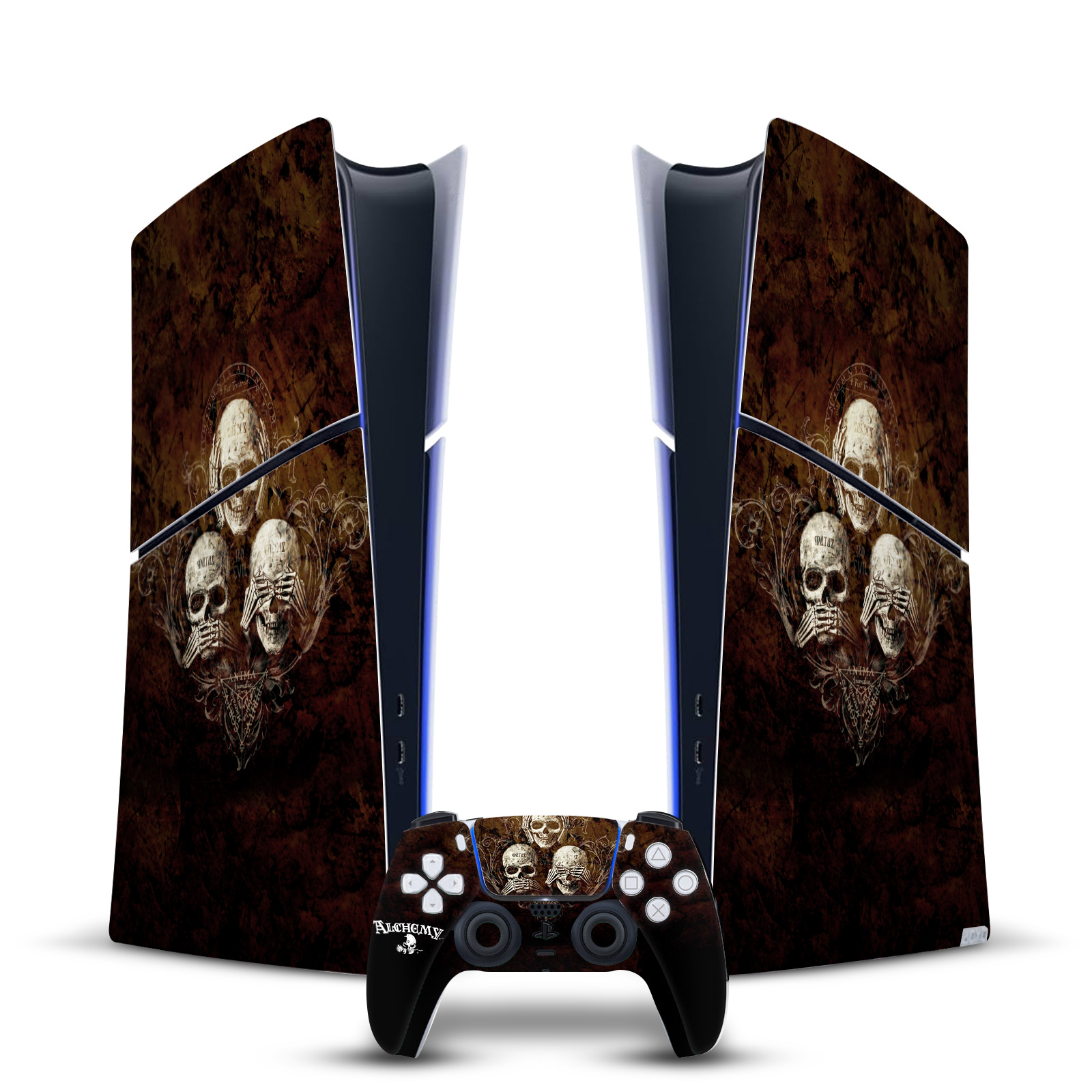 ALCHEMY GOTHIC GOTHIC VINYL SKIN DECAL FOR PS5 SLIM DIGITAL CONSOLE & CONTROLLER