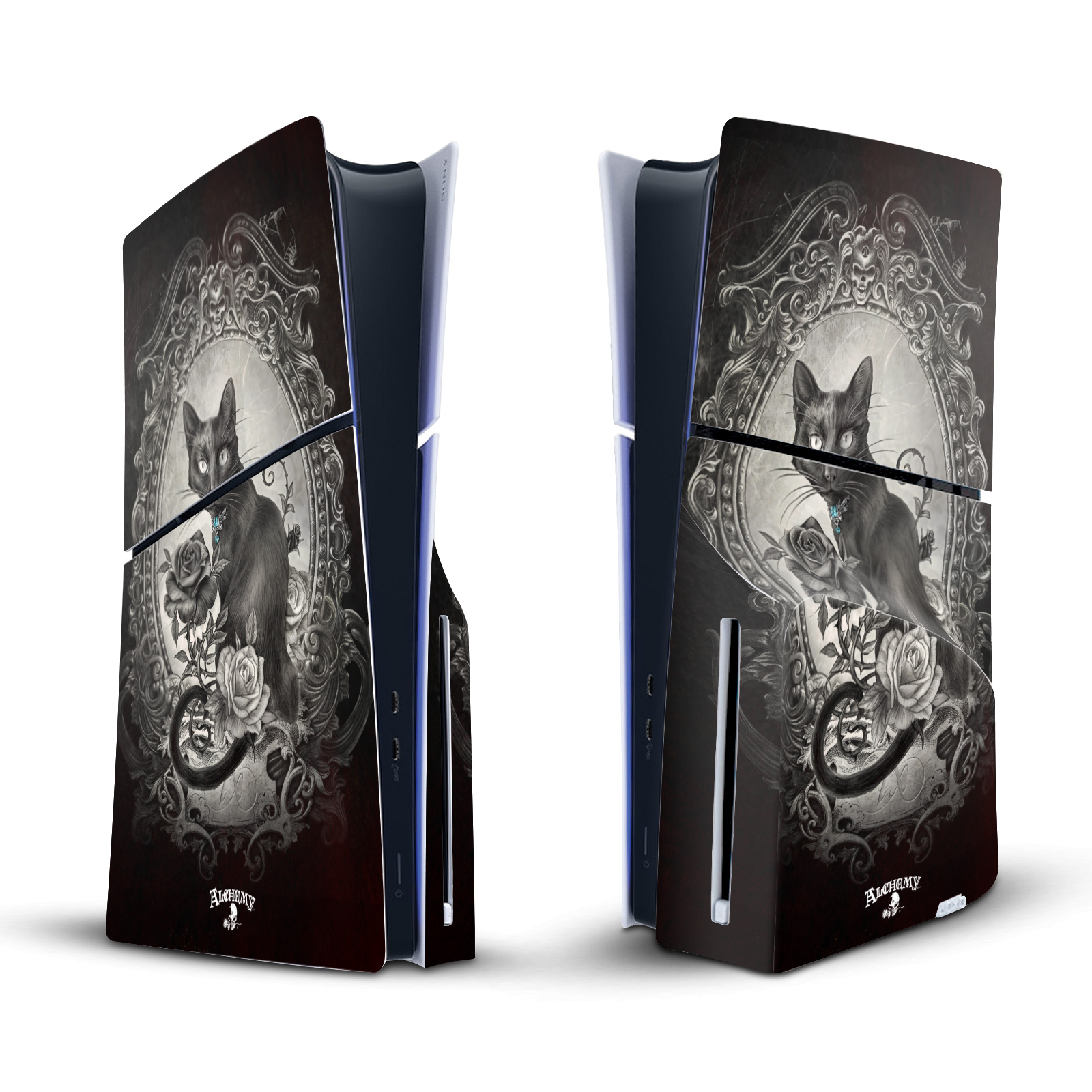 ALCHEMY GOTHIC GOTHIC VINYL SKIN DECAL FOR SONY PS5 SLIM DISC EDITION CONSOLE