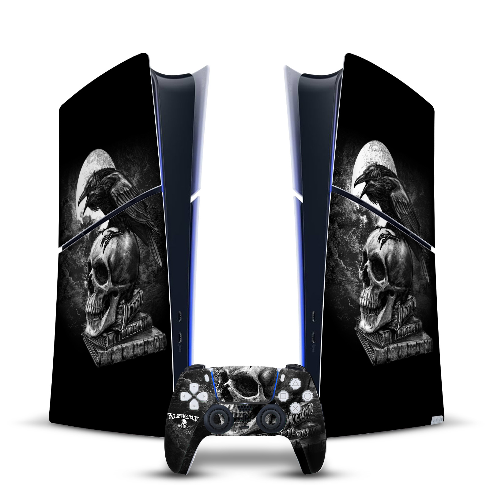 ALCHEMY GOTHIC GOTHIC VINYL SKIN DECAL FOR PS5 SLIM DIGITAL CONSOLE & CONTROLLER