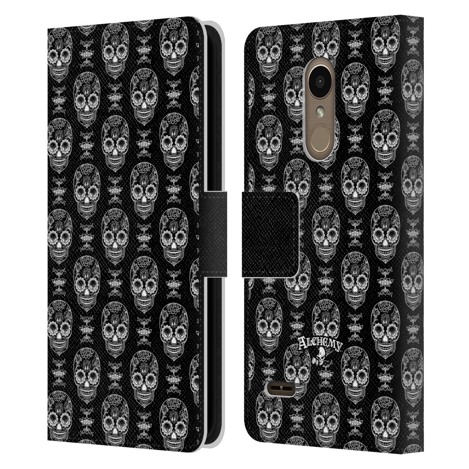 OFFICIAL ALCHEMY GOTHIC PATTERNS LEATHER BOOK WALLET CASE COVER FOR LG PHONES 1 - Picture 7 of 7