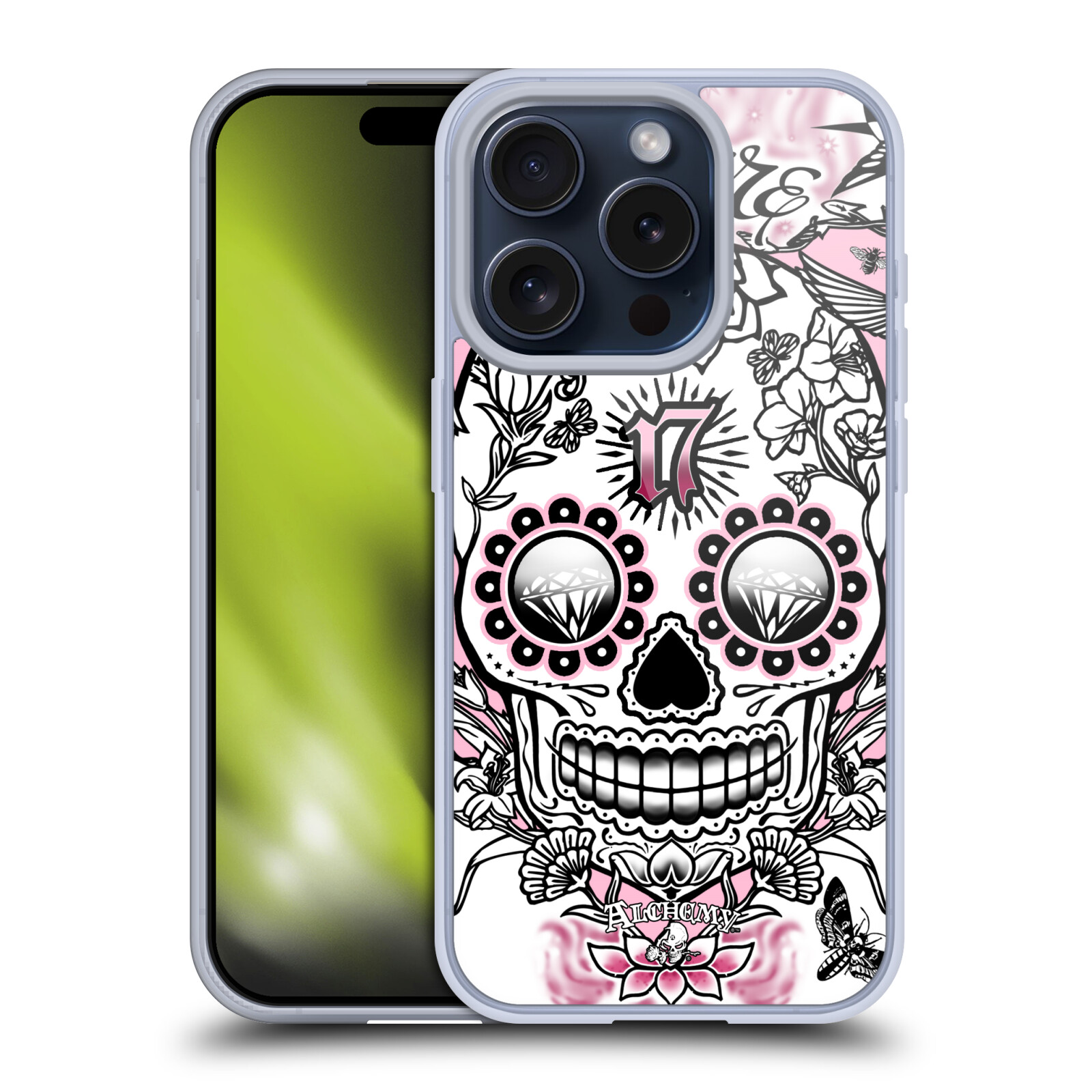 OFFICIAL ALCHEMY GOTHIC SKULL SOFT GEL CASE FOR APPLE iPHONE PHONES - Picture 8 of 17