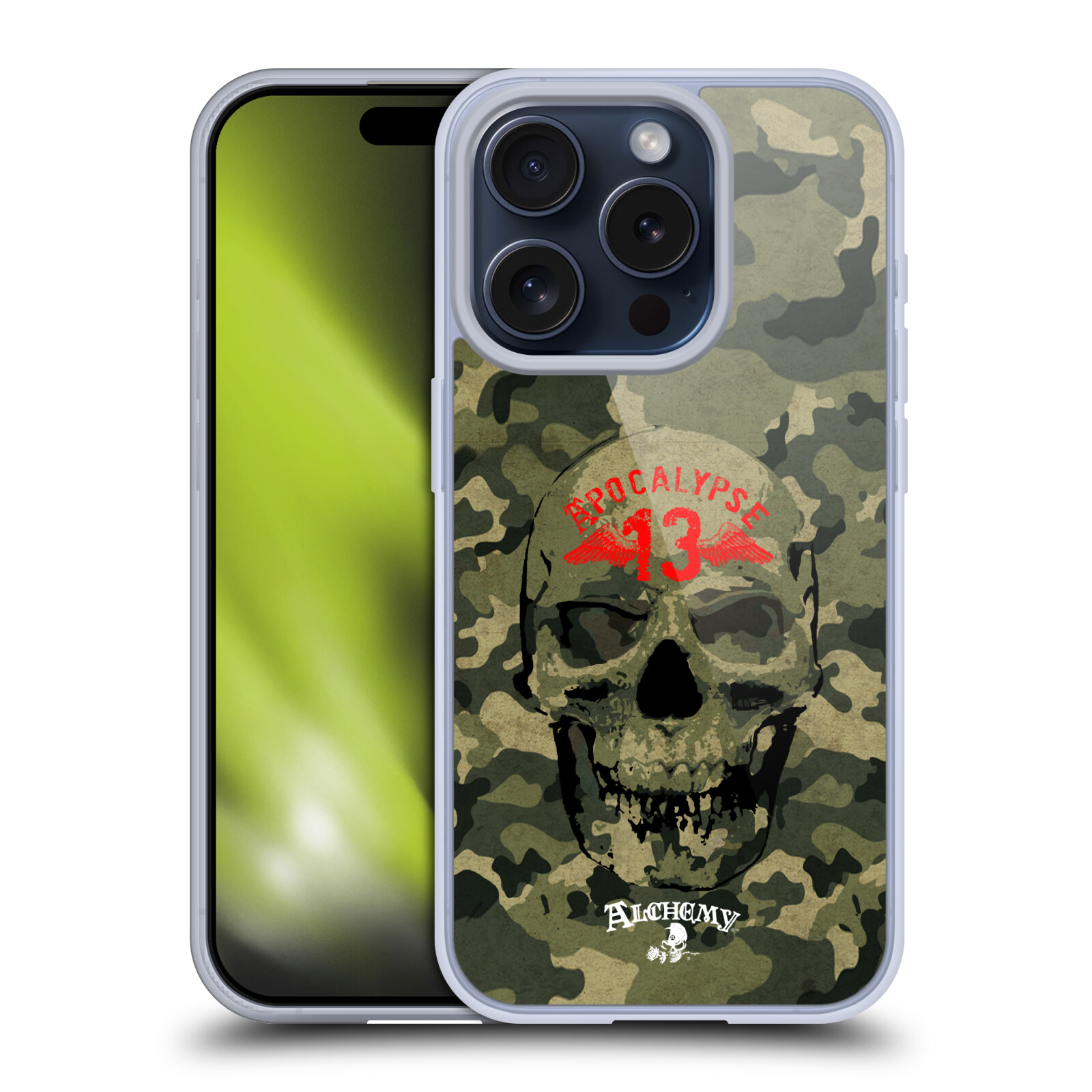 OFFICIAL ALCHEMY GOTHIC SKULL SOFT GEL CASE FOR APPLE iPHONE PHONES - Picture 9 of 17