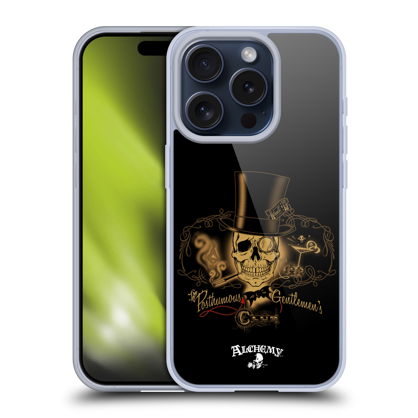 OFFICIAL ALCHEMY GOTHIC SKULL SOFT GEL CASE FOR APPLE iPHONE PHONES - Picture 14 of 17