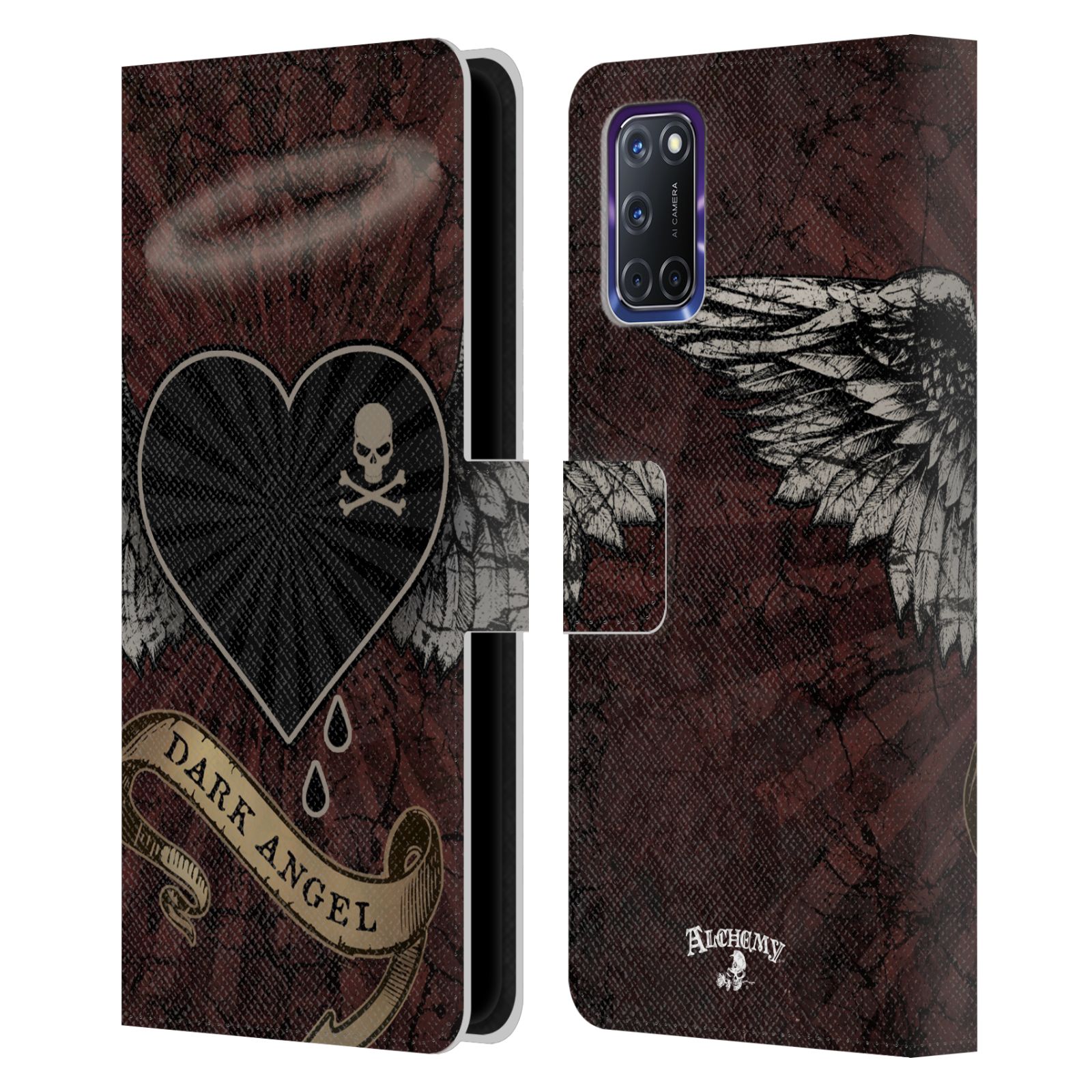 OFFICIAL ALCHEMY GOTHIC WING LEATHER BOOK WALLET CASE COVER FOR OPPO PHONES - 第 8/16 張圖片