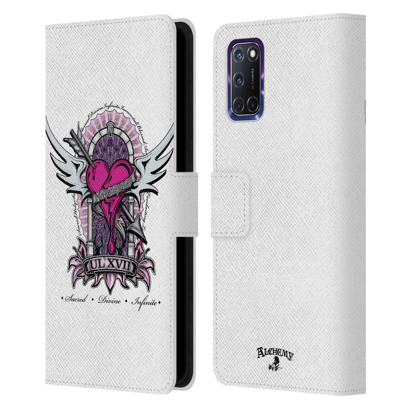 OFFICIAL ALCHEMY GOTHIC WING LEATHER BOOK WALLET CASE COVER FOR OPPO PHONES - 第 14/16 張圖片