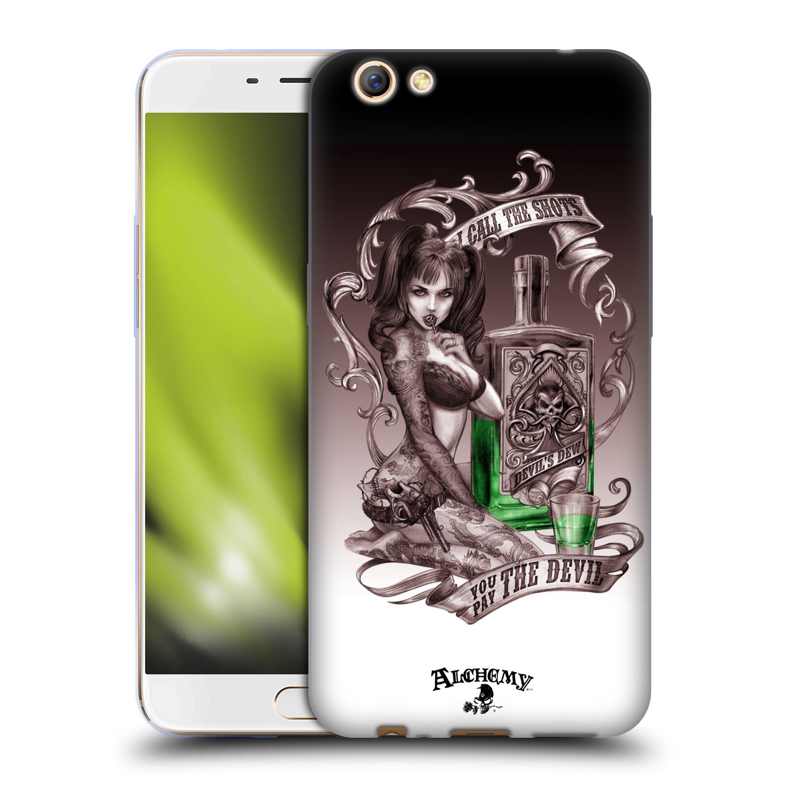 OFFICIAL ALCHEMY GOTHIC WOMAN SOFT GEL CASE FOR OPPO PHONES - 第 10/18 張圖片