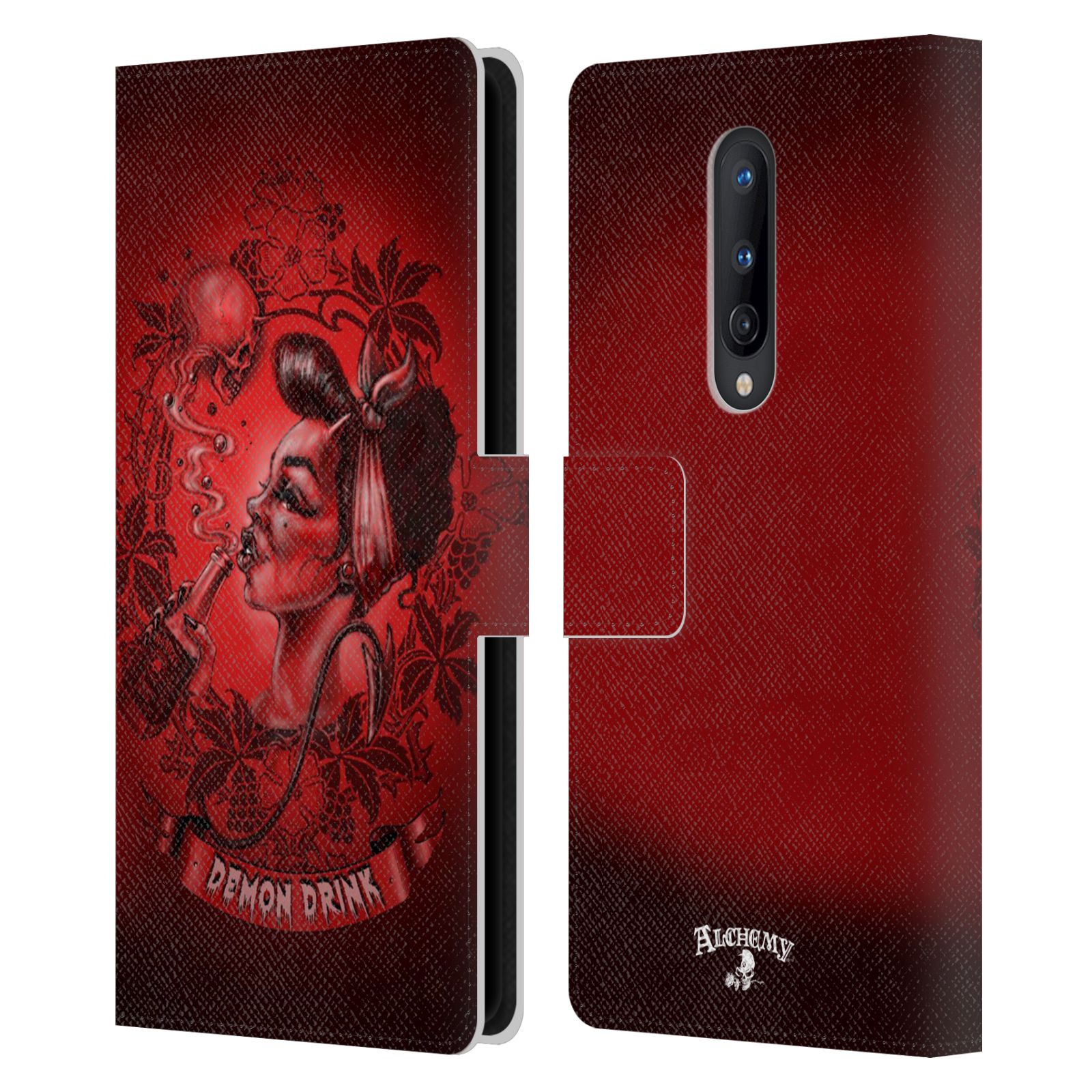 OFFICIAL ALCHEMY GOTHIC WOMAN LEATHER BOOK WALLET CASE COVER FOR ONEPLUS PHONES - Picture 8 of 20