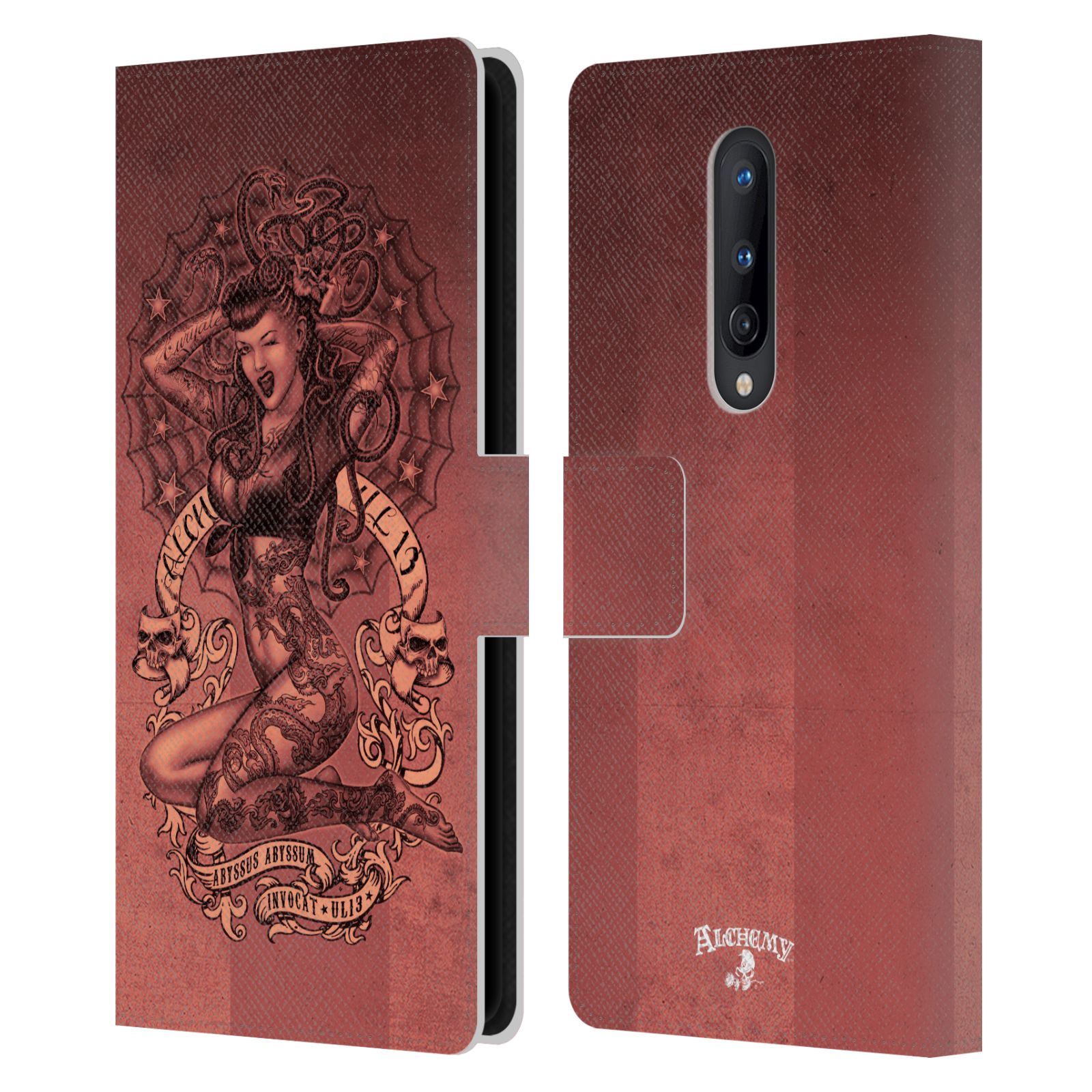 OFFICIAL ALCHEMY GOTHIC WOMAN LEATHER BOOK WALLET CASE COVER FOR ONEPLUS PHONES - Picture 10 of 20