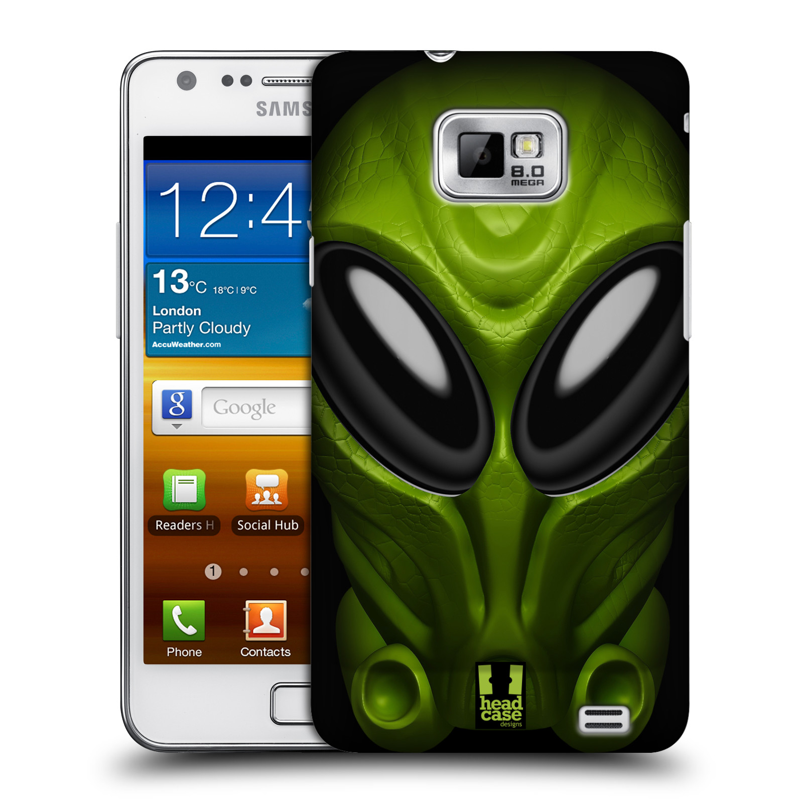 Plastové pouzdro na mobil Samsung Galaxy S II - Head Case - Ufoun Mastermind