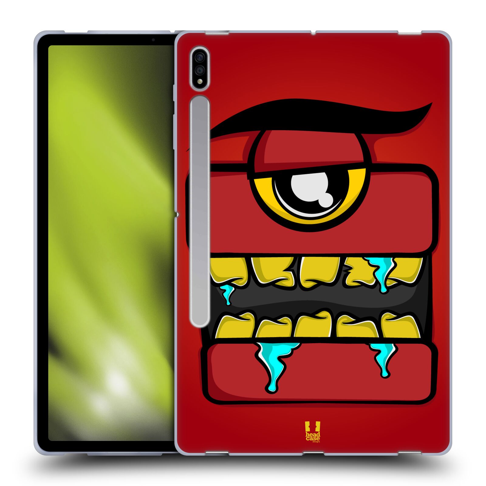 HEAD CASE DESIGNS ALIEN FACE MONSTERS SOFT GEL CASE FOR SAMSUNG TABLETS 1 - Picture 8 of 14