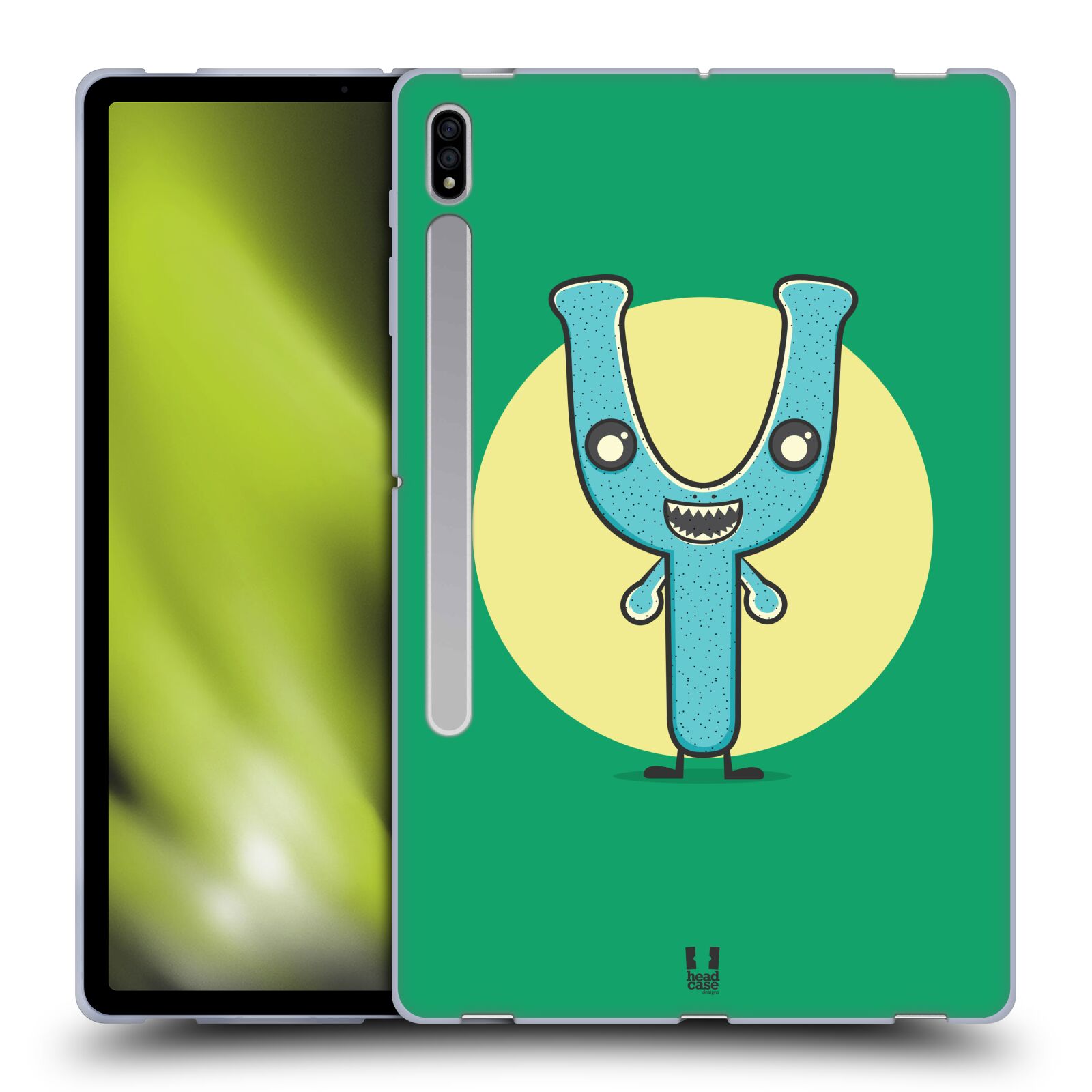 HEAD CASE DESIGNS ALPHABET MONSTER SOFT GEL CASE FOR SAMSUNG TABLETS 1 - Picture 13 of 32