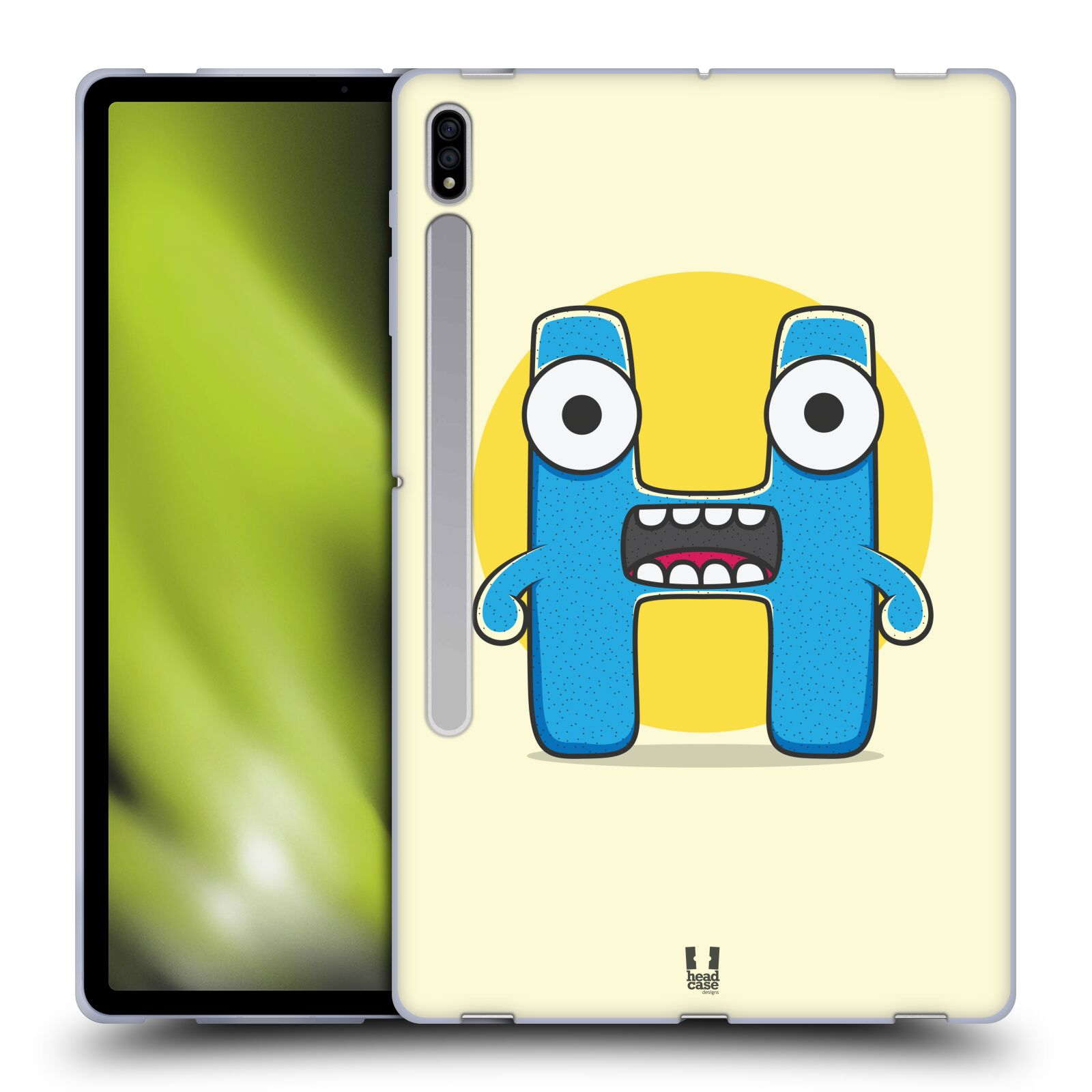 HEAD CASE DESIGNS ALPHABET MONSTER SOFT GEL CASE FOR SAMSUNG TABLETS 1 - Picture 8 of 32