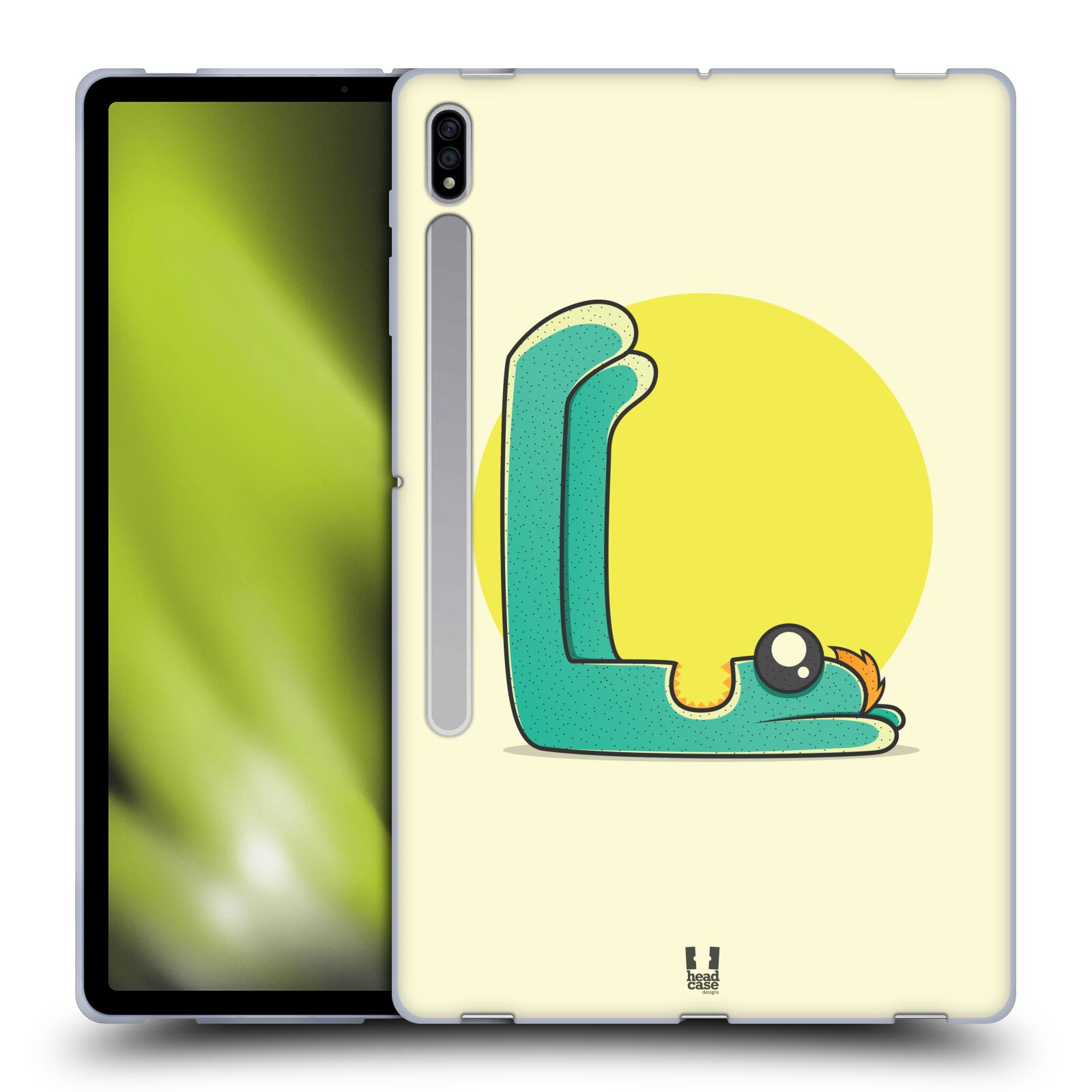 HEAD CASE DESIGNS ALPHABET MONSTER SOFT GEL CASE FOR SAMSUNG TABLETS 1 - Picture 14 of 32