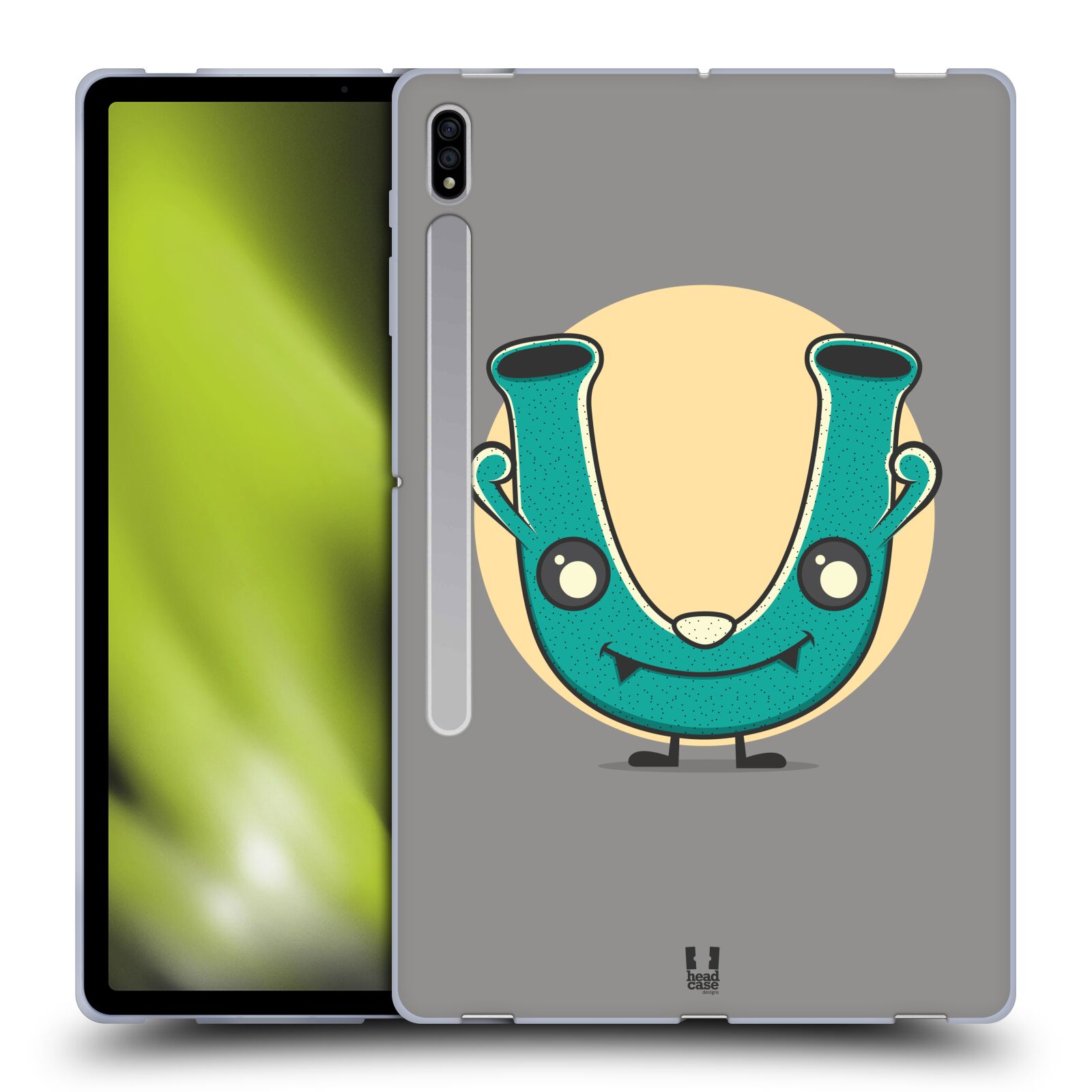 HEAD CASE DESIGNS ALPHABET MONSTER SOFT GEL CASE FOR SAMSUNG TABLETS 1 - Picture 18 of 32