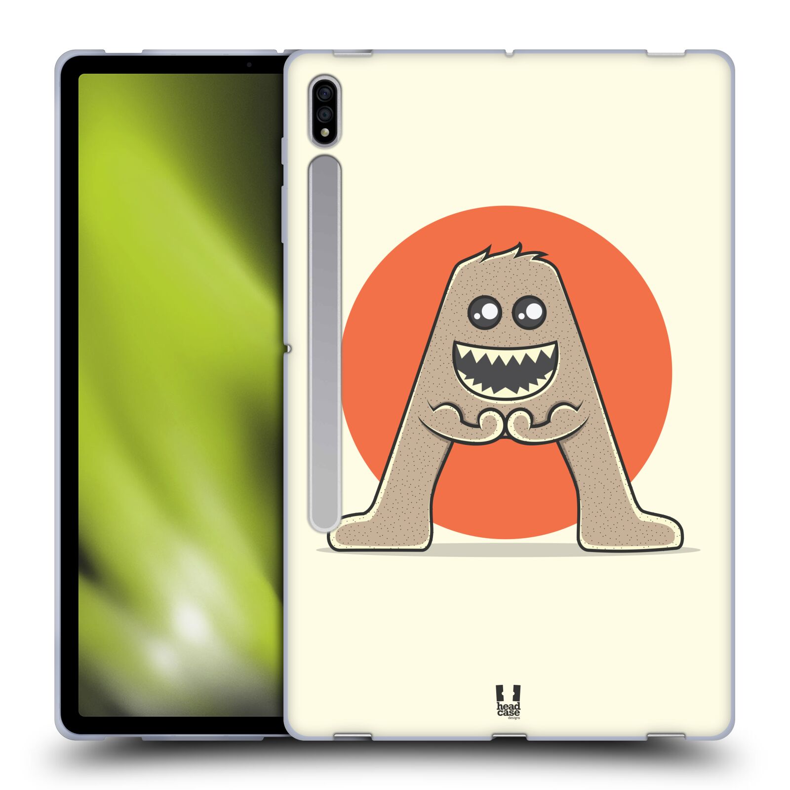 HEAD CASE DESIGNS ALPHABET MONSTER SOFT GEL CASE FOR SAMSUNG TABLETS 1 - Picture 19 of 32