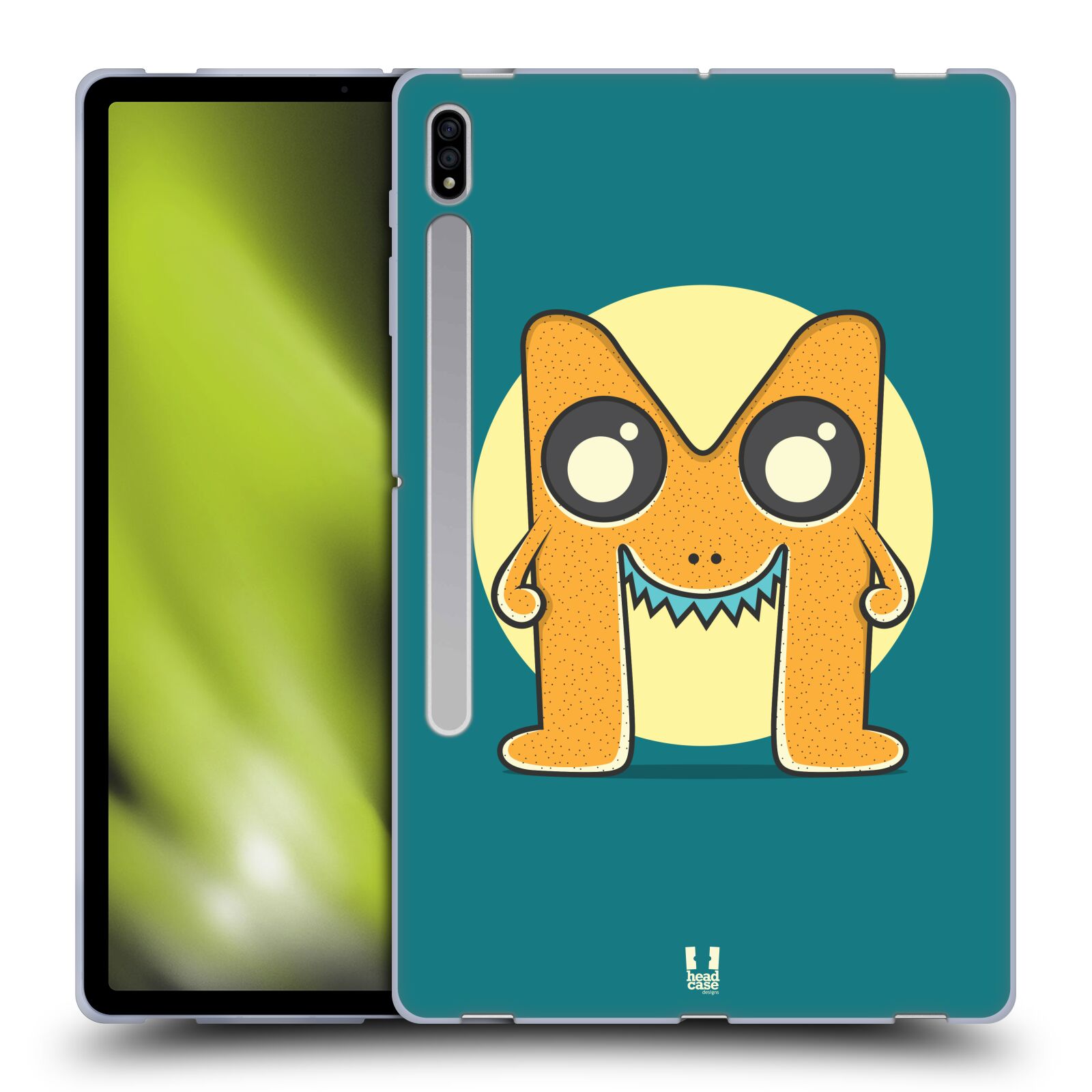 HEAD CASE DESIGNS ALPHABET MONSTER SOFT GEL CASE FOR SAMSUNG TABLETS 1 - Picture 20 of 32