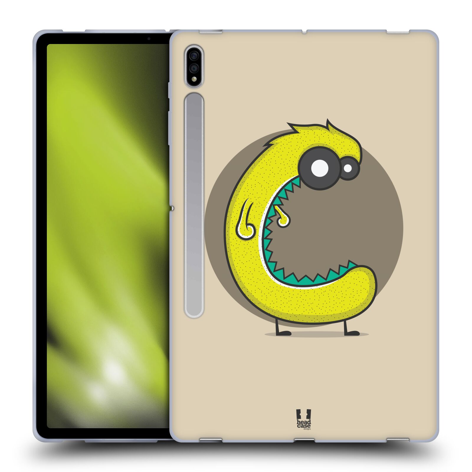 HEAD CASE DESIGNS ALPHABET MONSTER SOFT GEL CASE FOR SAMSUNG TABLETS 1 - Picture 9 of 32