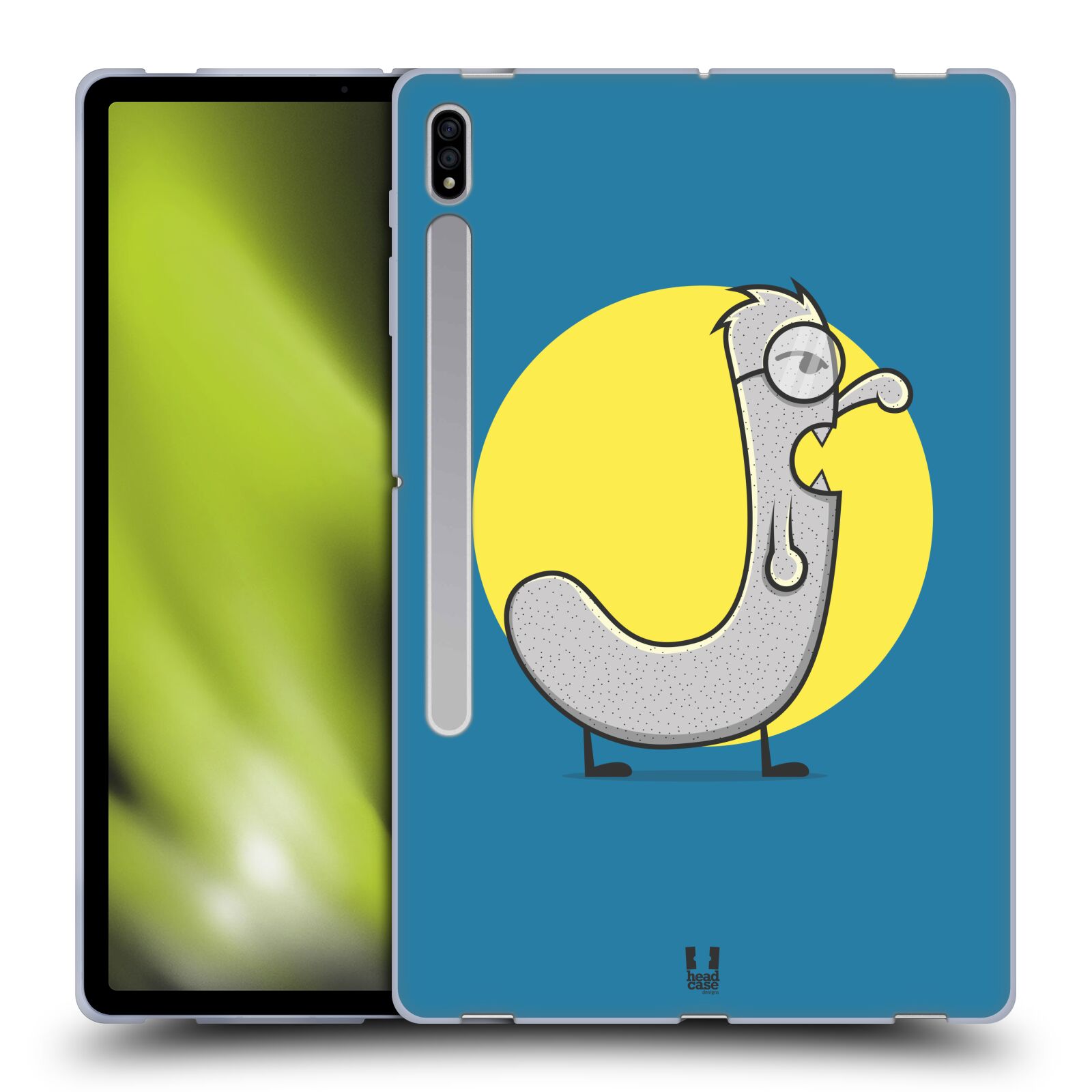 HEAD CASE DESIGNS ALPHABET MONSTER SOFT GEL CASE FOR SAMSUNG TABLETS 1 - Picture 22 of 32