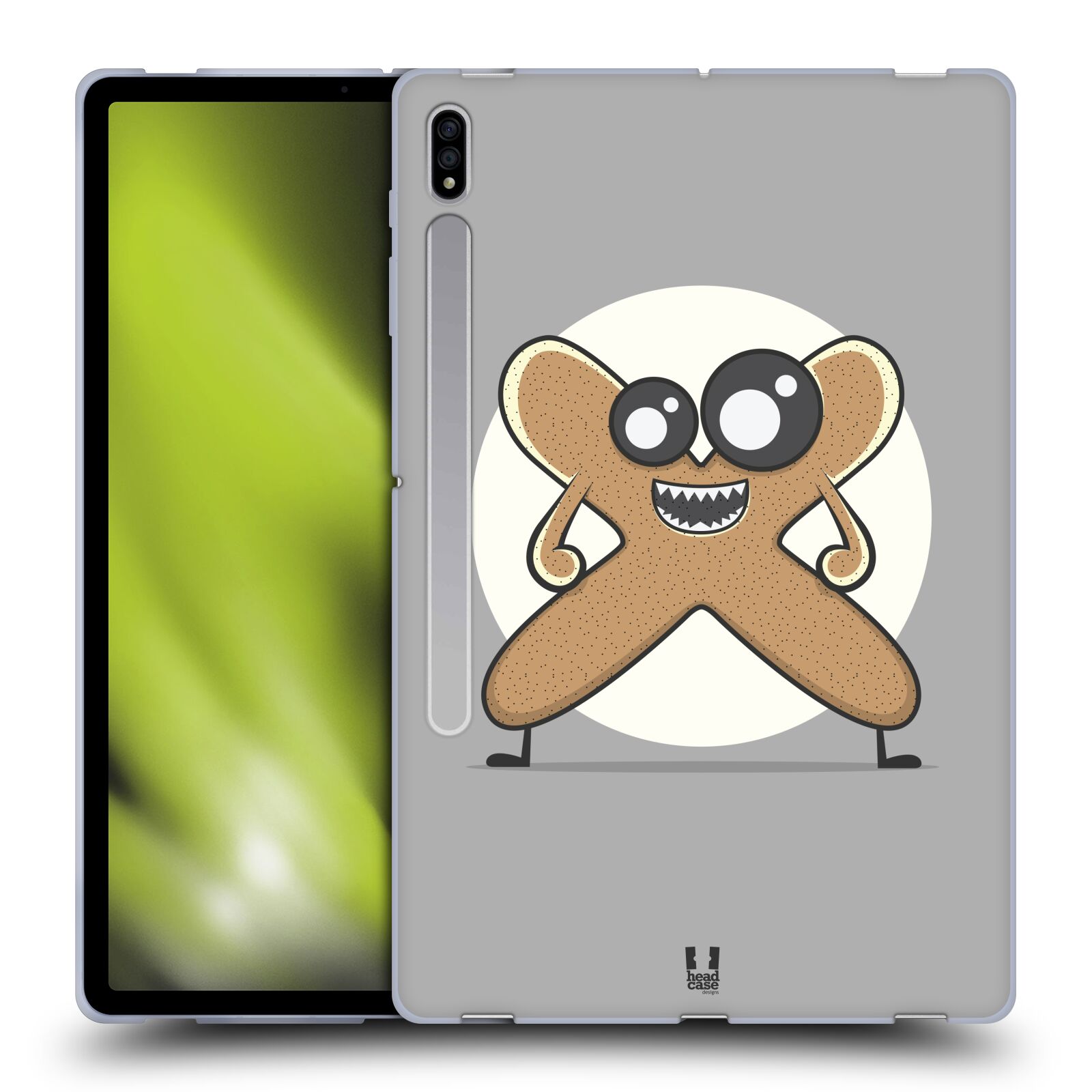 HEAD CASE DESIGNS ALPHABET MONSTER SOFT GEL CASE FOR SAMSUNG TABLETS 1 - Picture 23 of 32