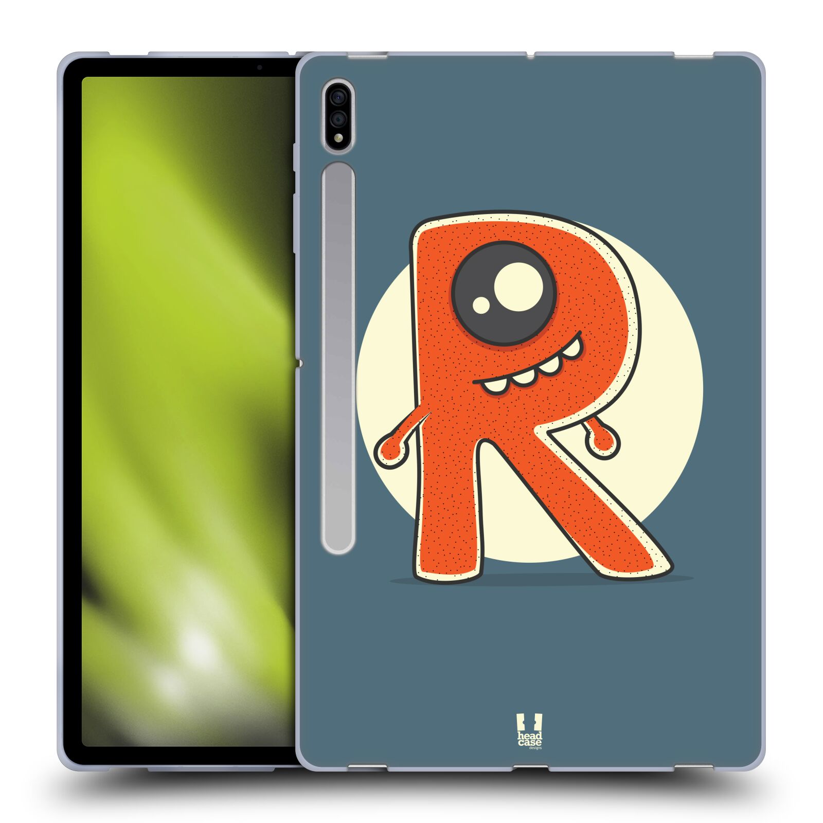 HEAD CASE DESIGNS ALPHABET MONSTER SOFT GEL CASE FOR SAMSUNG TABLETS 1 - Picture 24 of 32