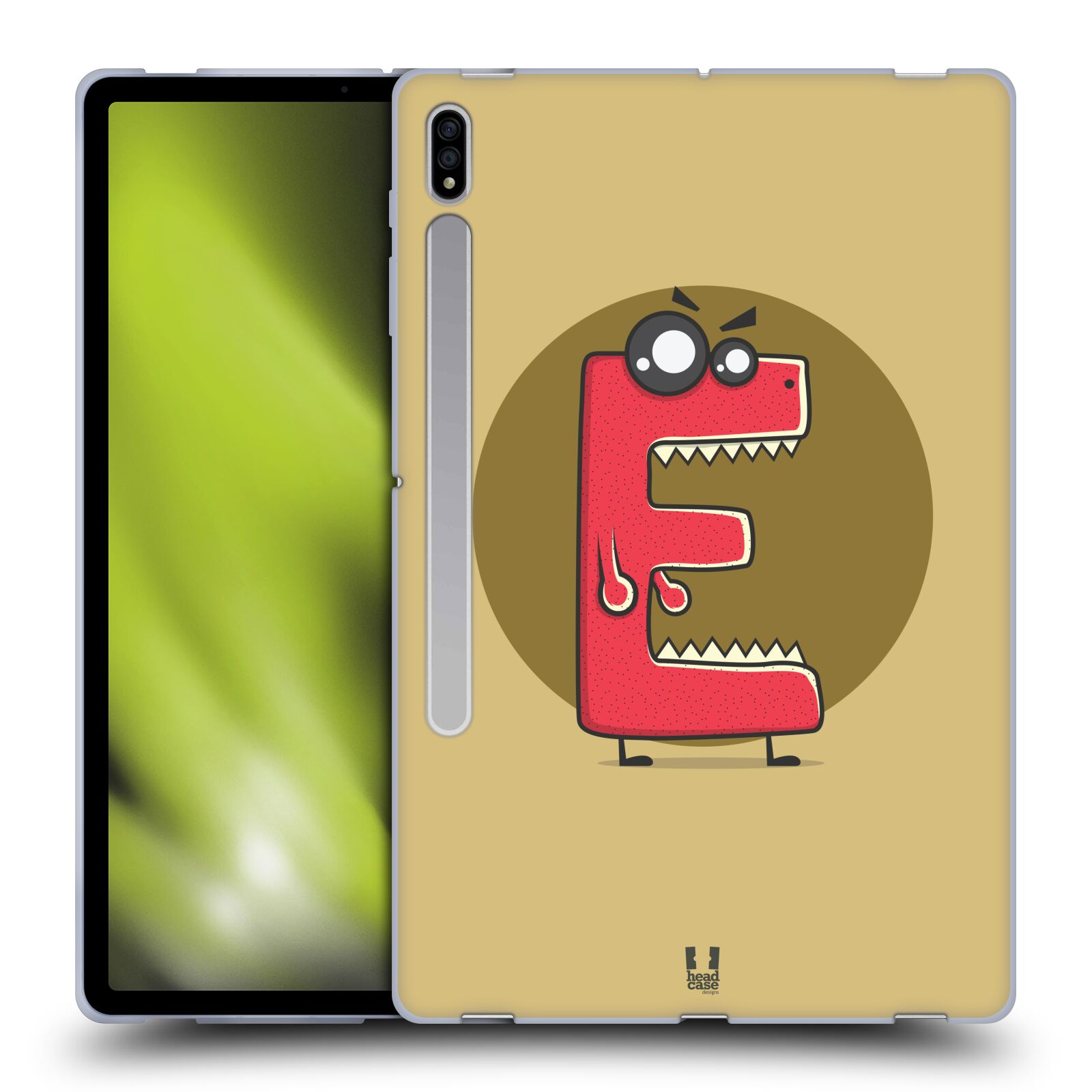 HEAD CASE DESIGNS ALPHABET MONSTER SOFT GEL CASE FOR SAMSUNG TABLETS 1 - Picture 25 of 32