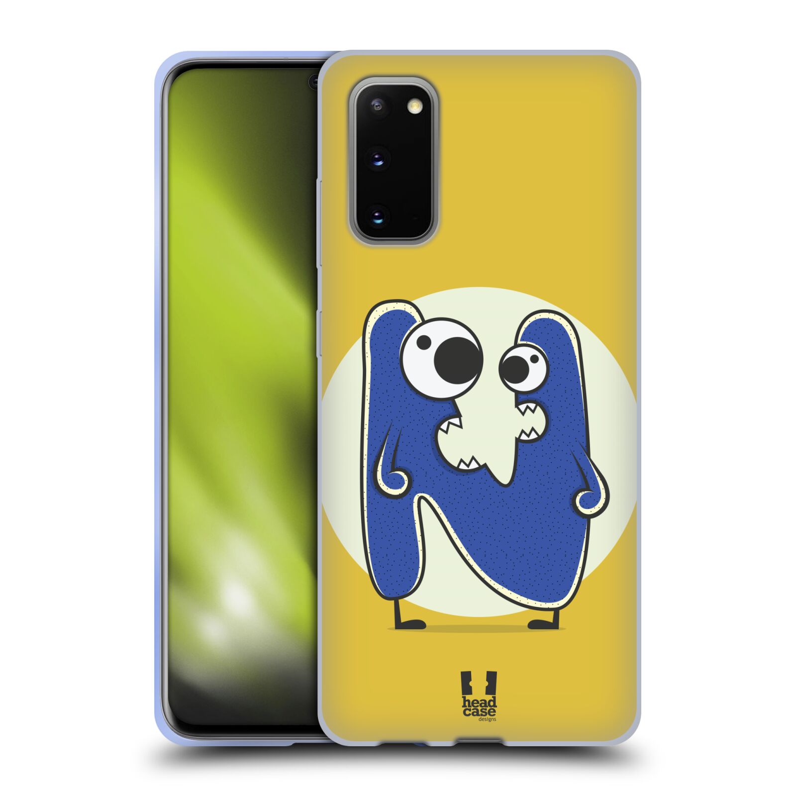 COQUE HEAD CASE DESIGNS ALPHABET MONSTER SOFT GEL POUR TÉLÉPHONES PORTABLES SAMSUNG ventes exceptionnelles 1
