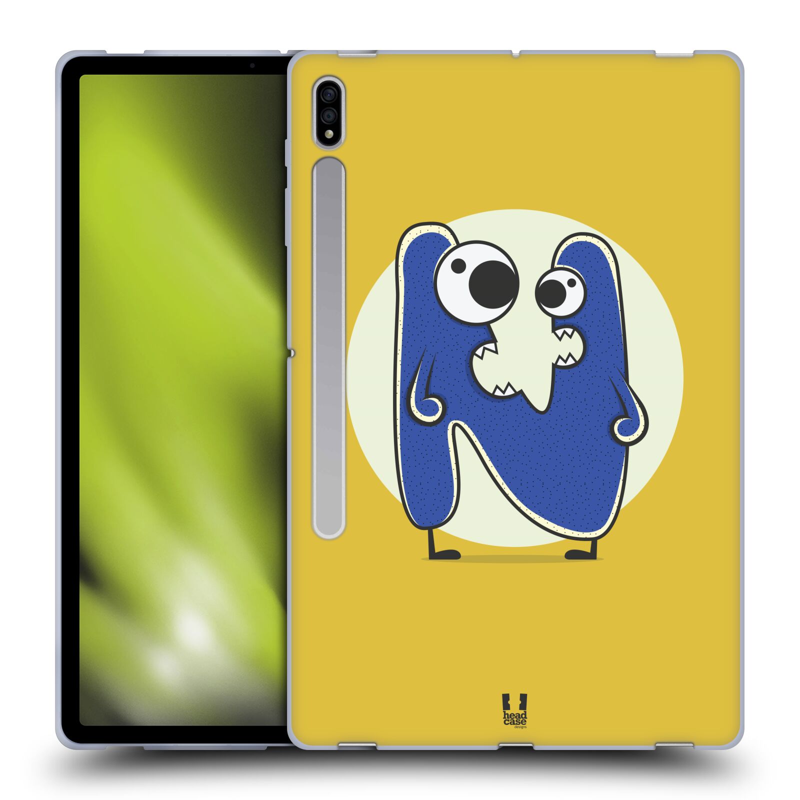 HEAD CASE DESIGNS ALPHABET MONSTER SOFT GEL CASE FOR SAMSUNG TABLETS 1 - Picture 29 of 32