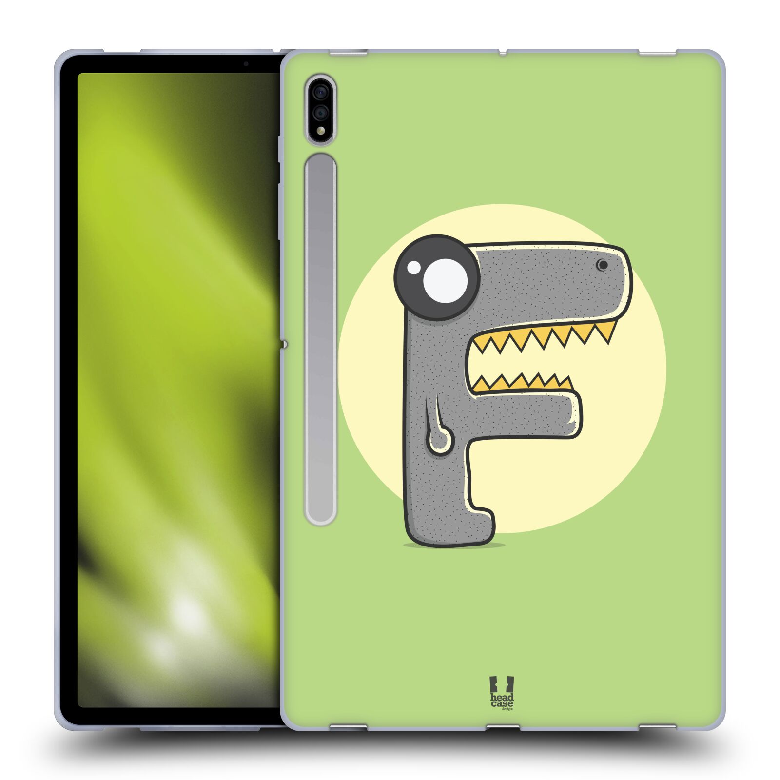 HEAD CASE DESIGNS ALPHABET MONSTER SOFT GEL CASE FOR SAMSUNG TABLETS 1 - Picture 32 of 32