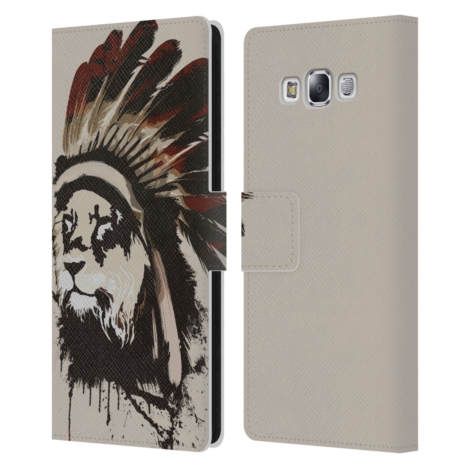 ALYN SPILLER ANIMAL ART LEATHER BOOK WALLET CASE COVER FOR SAMSUNG PHONES 3 - Picture 10 of 14