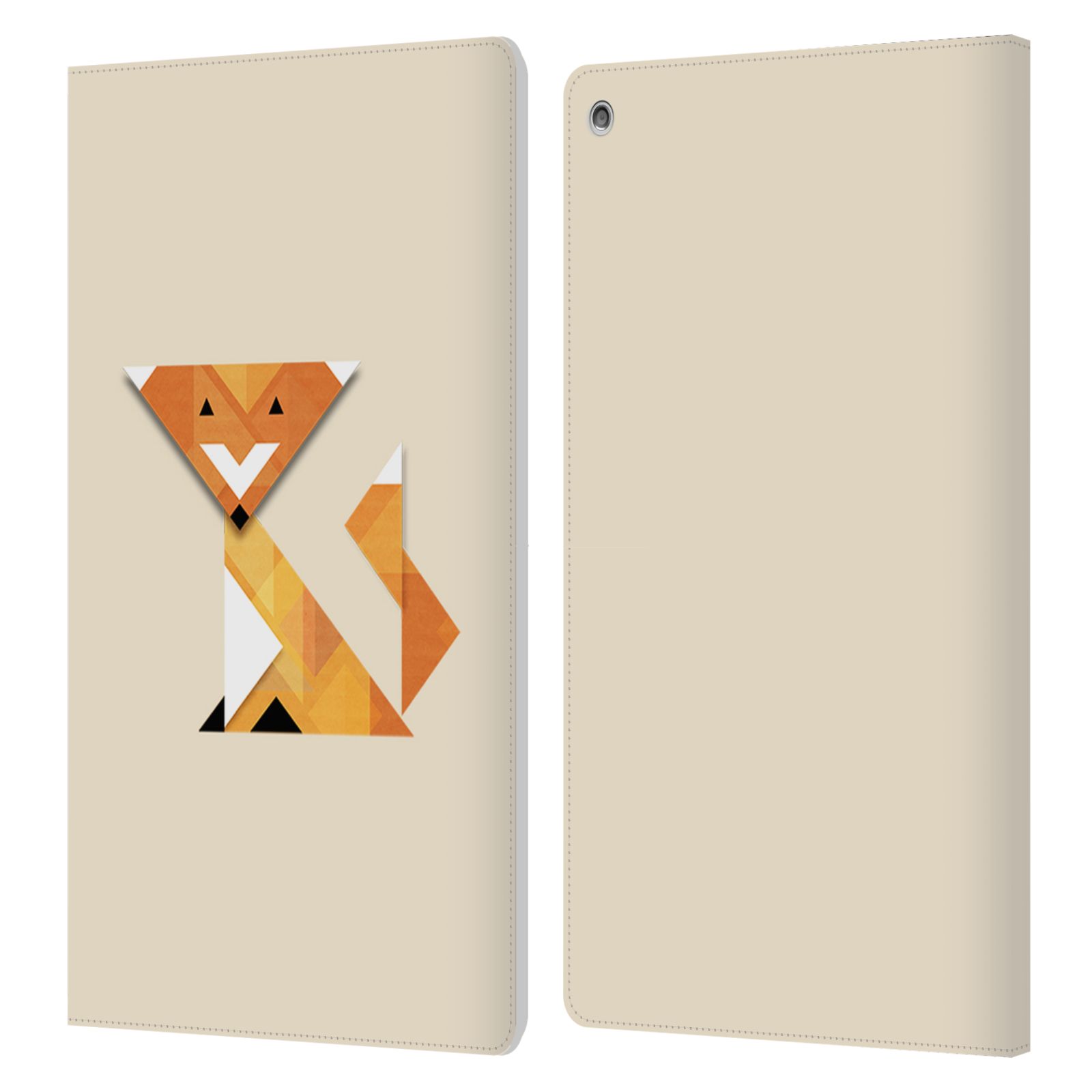 ALYN SPILLER ABSTRACT TRIANIMALS LEATHER BOOK WALLET CASE COVER FOR AMAZON FIRE - Picture 7 of 9