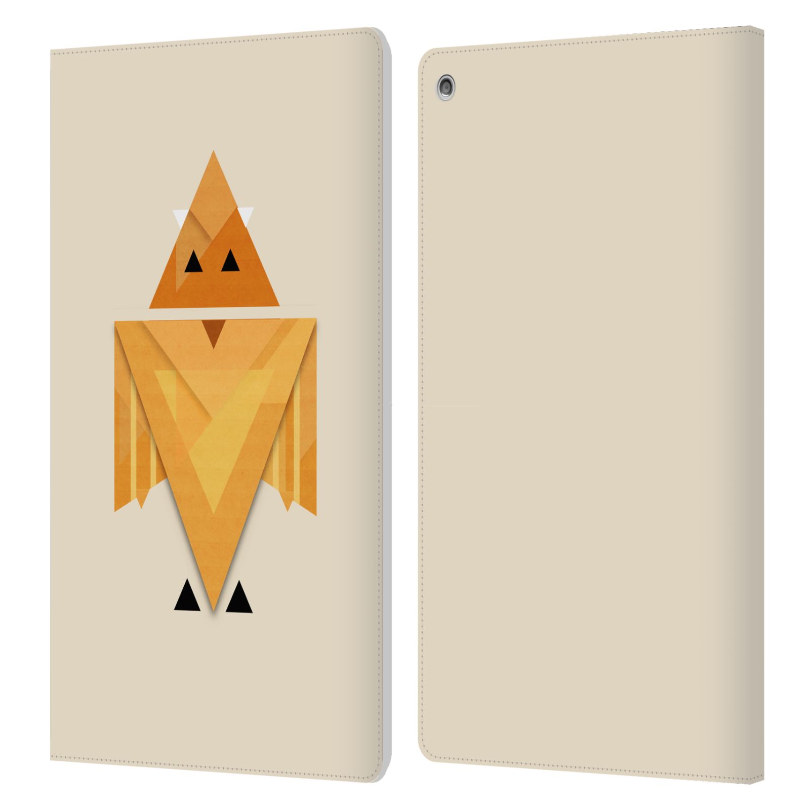 ALYN SPILLER ABSTRACT TRIANIMALS LEATHER BOOK WALLET CASE COVER FOR AMAZON FIRE - Picture 8 of 9