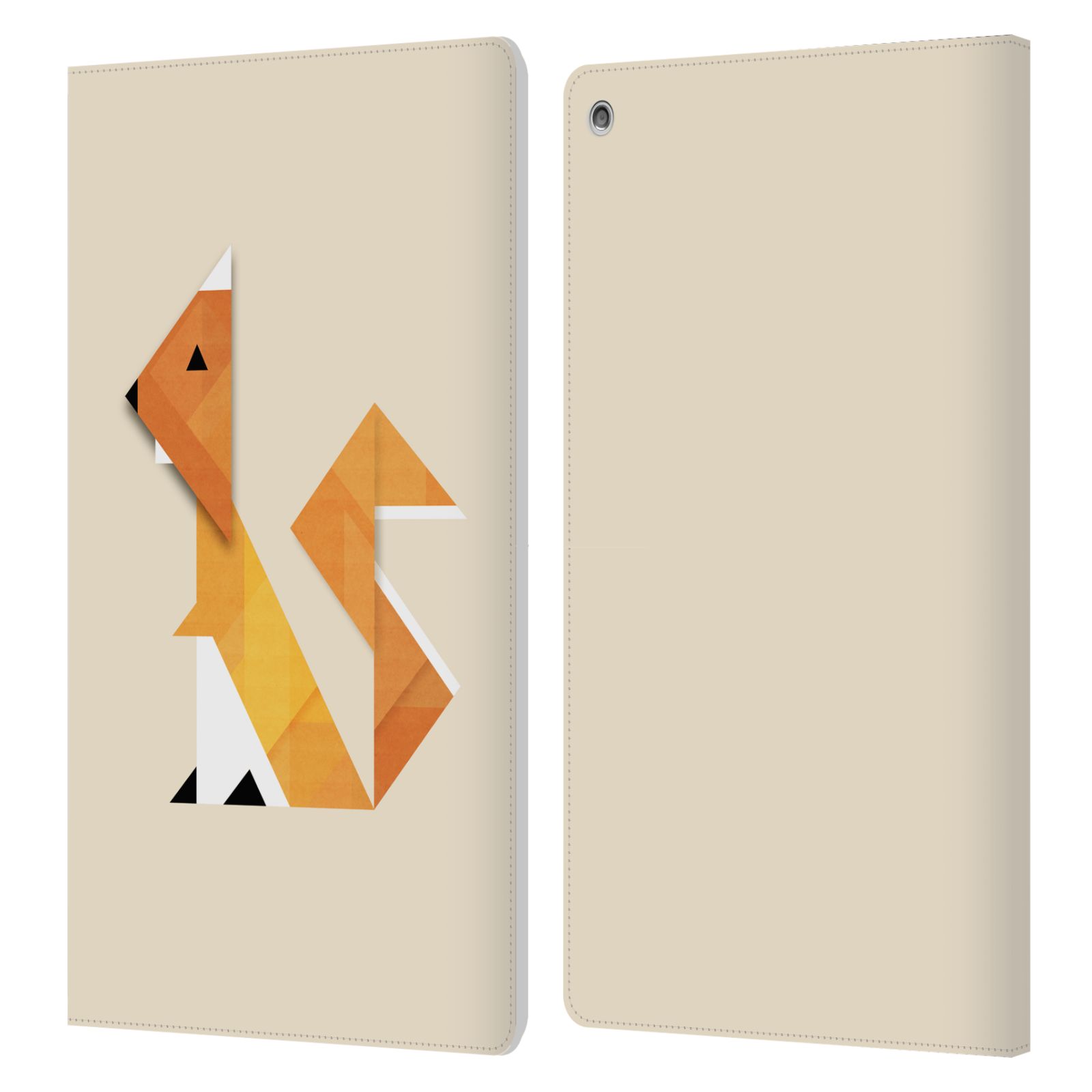 ALYN SPILLER ABSTRACT TRIANIMALS LEATHER BOOK WALLET CASE COVER FOR AMAZON FIRE - Picture 9 of 9