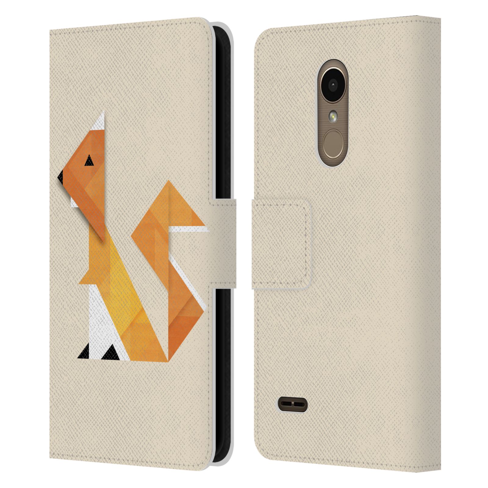 ALYN SPILLER ABSTRACT TRIANIMALS LEATHER BOOK WALLET CASE COVER FOR LG PHONES 1 - Picture 6 of 6