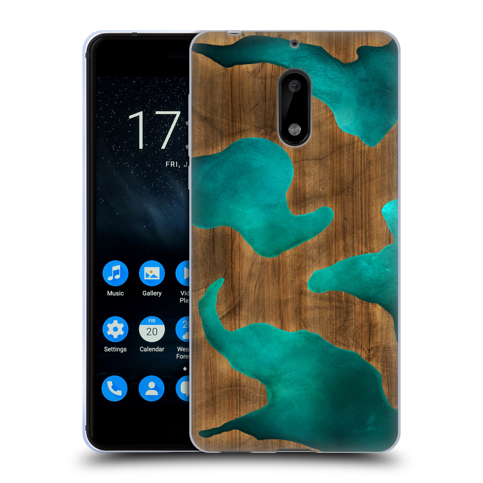 OFFICIAL ALYN SPILLER WOOD & RESIN SOFT GEL CASE FOR NOKIA PHONES 1 - Picture 8 of 11