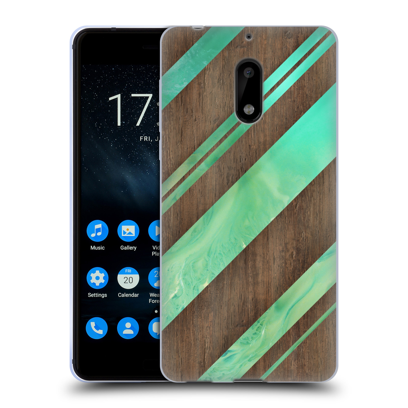 OFFICIAL ALYN SPILLER WOOD & RESIN SOFT GEL CASE FOR NOKIA PHONES 1 - Picture 10 of 11