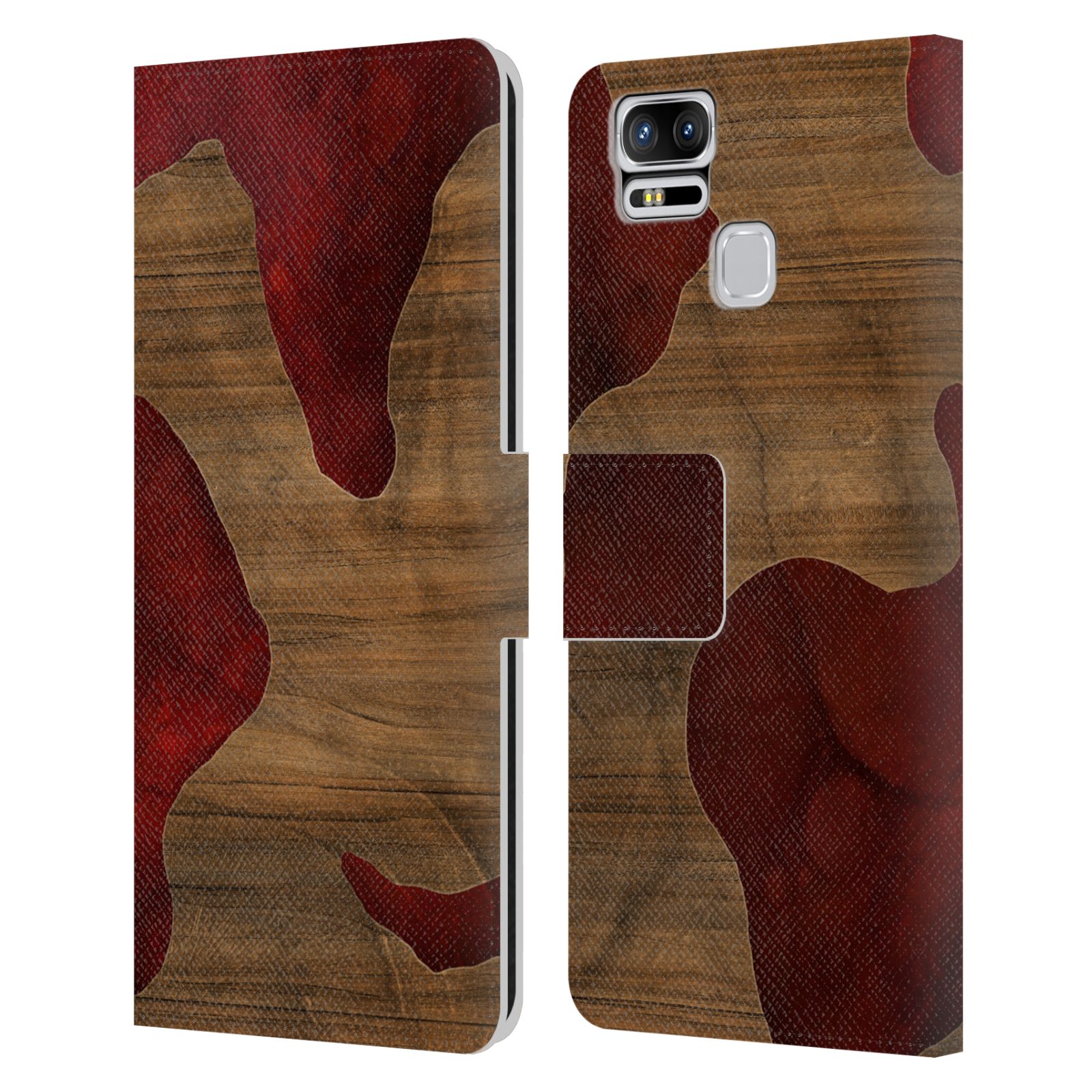 OFFICIAL ALYN SPILLER WOOD & RESIN LEATHER BOOK CASE FOR ASUS ZENFONE PHONES - Picture 7 of 7