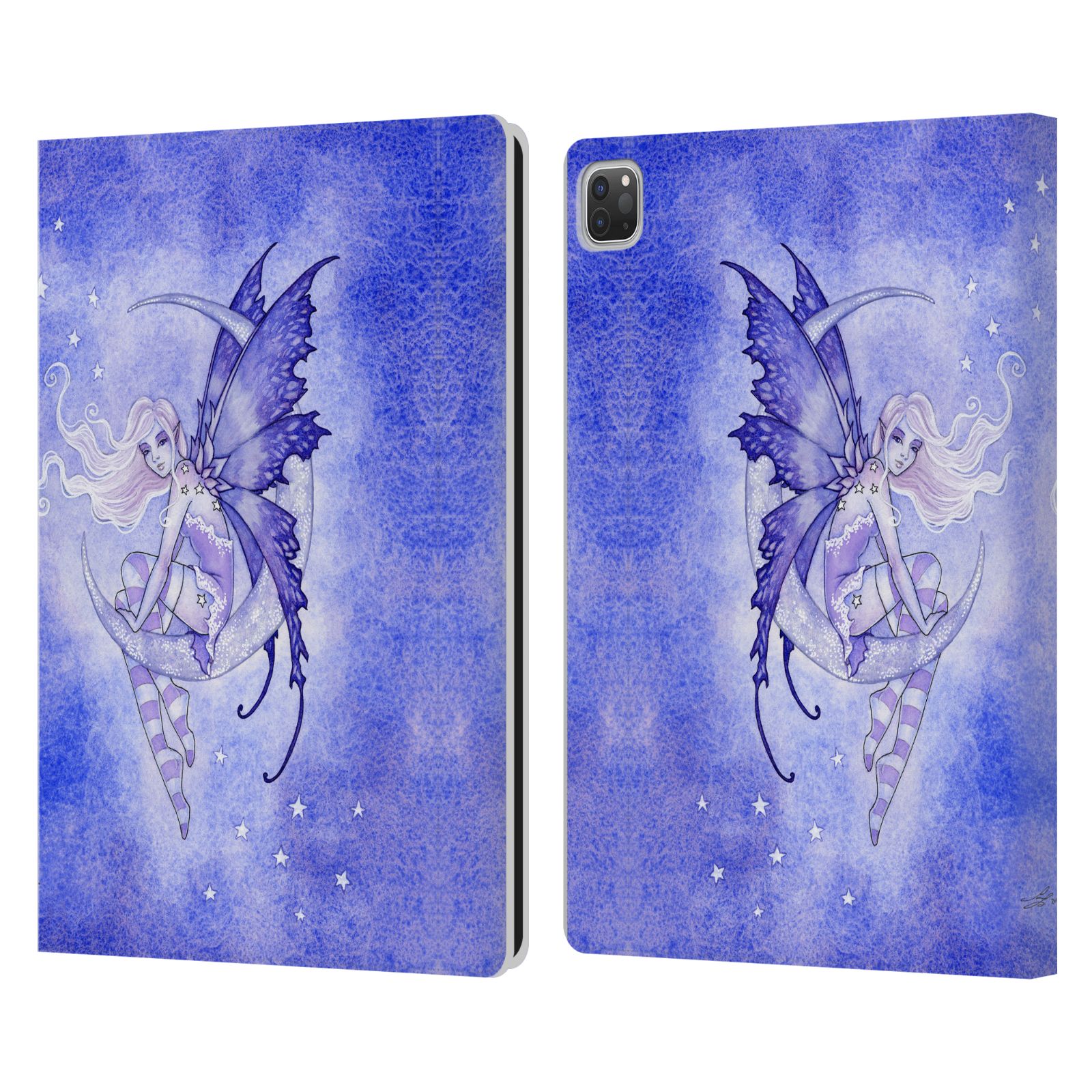 OFFICIAL AMY BROWN ELEMENTAL FAIRIES LEATHER BOOK CASE FOR APPLE iPAD - Picture 12 of 20