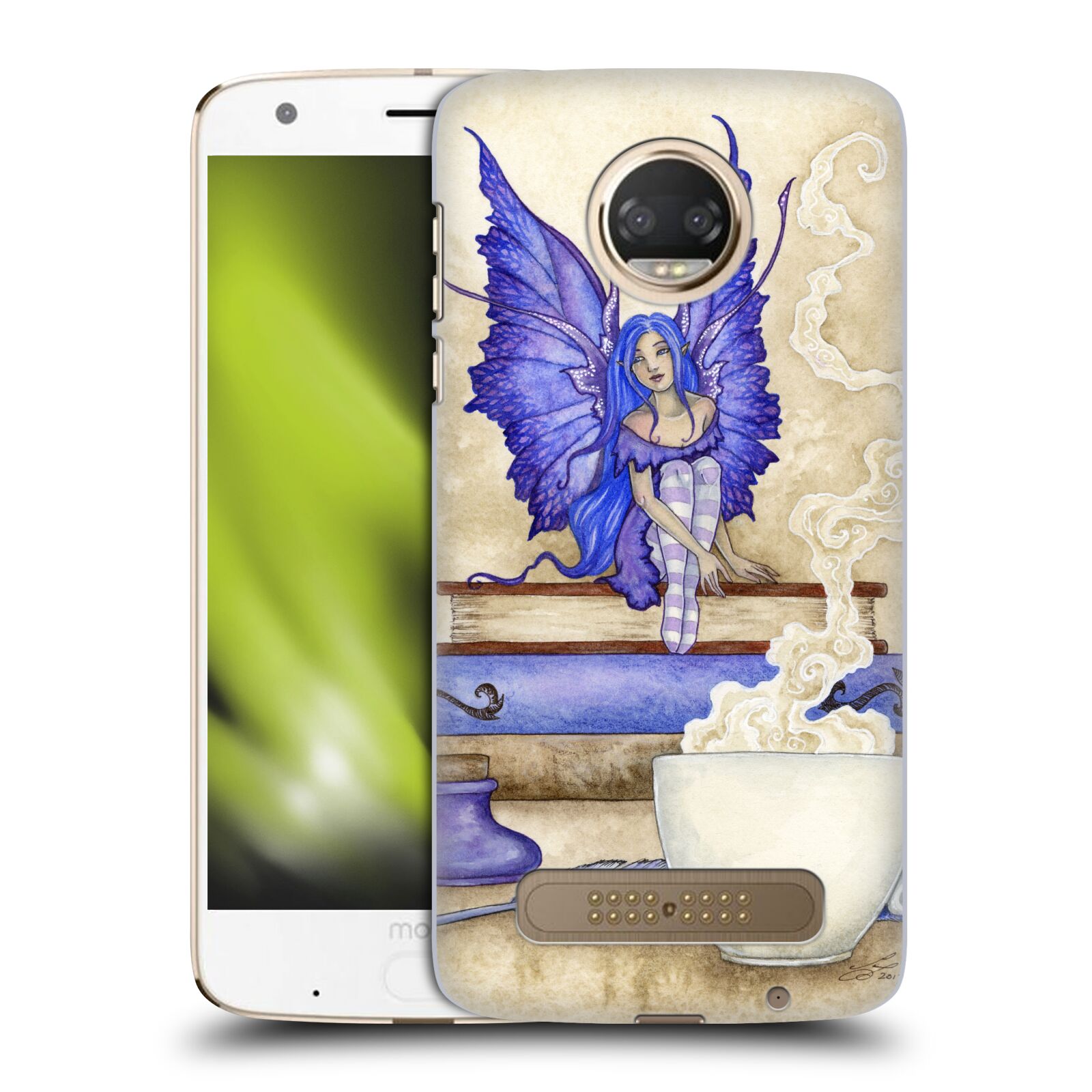 OFFICIAL AMY BROWN LOVELY FAIRIES BACK CASE FOR MOTOROLA PHONES 1 - Picture 9 of 20