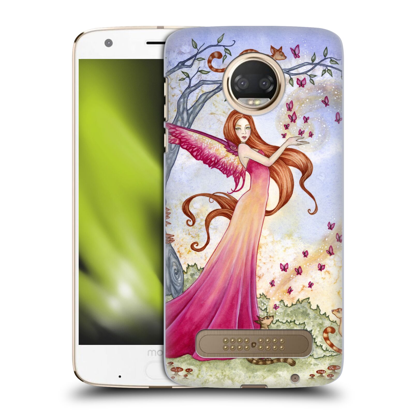 OFFICIAL AMY BROWN LOVELY FAIRIES BACK CASE FOR MOTOROLA PHONES 1 - Picture 10 of 20