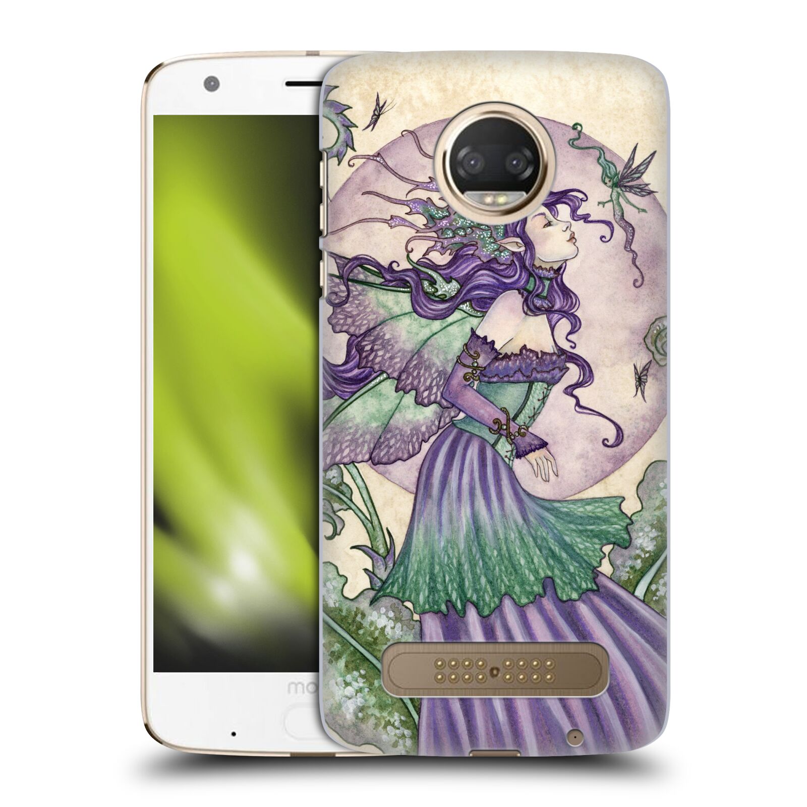 OFFICIAL AMY BROWN LOVELY FAIRIES BACK CASE FOR MOTOROLA PHONES 1 - Picture 19 of 20