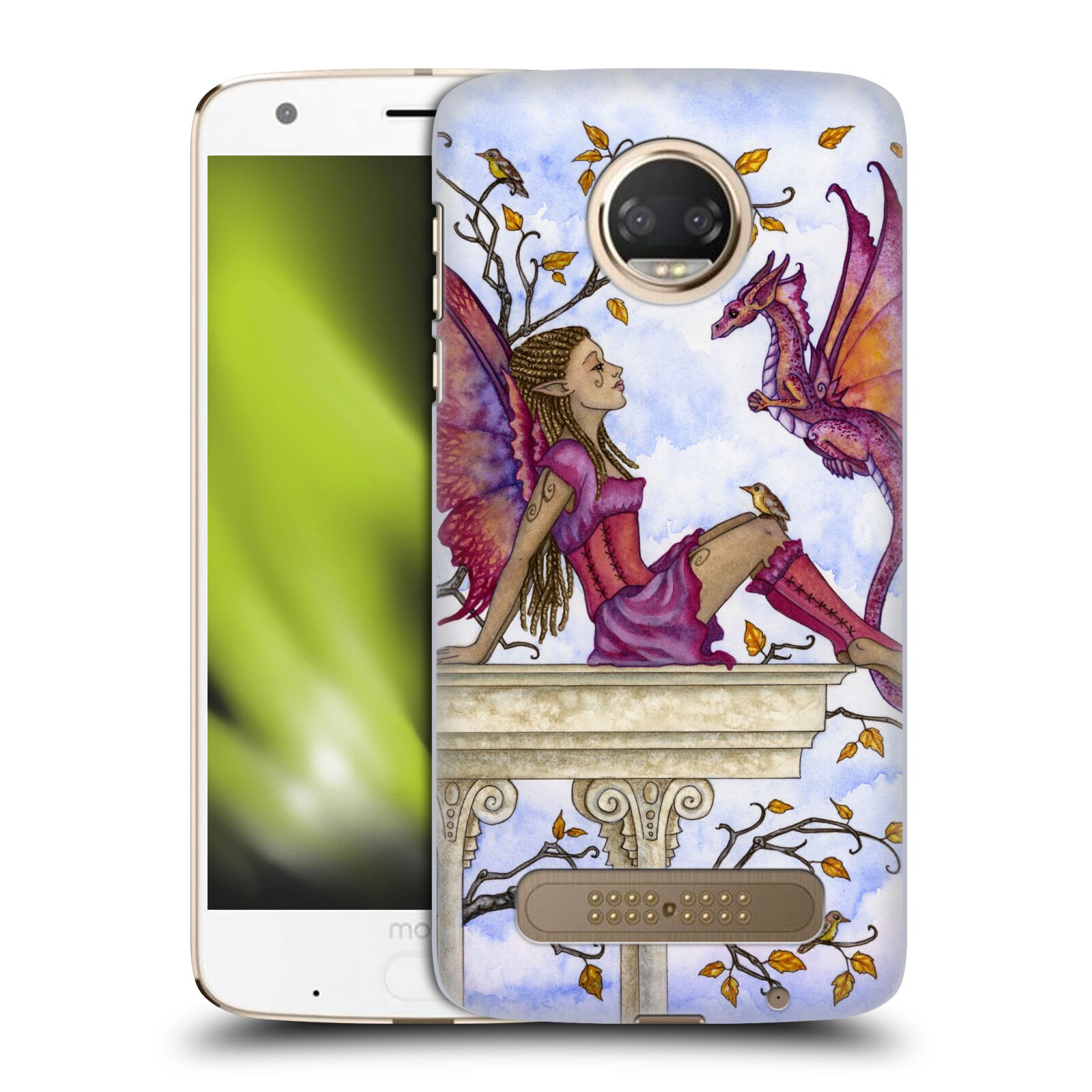OFFICIAL AMY BROWN LOVELY FAIRIES BACK CASE FOR MOTOROLA PHONES 1 - Picture 20 of 20