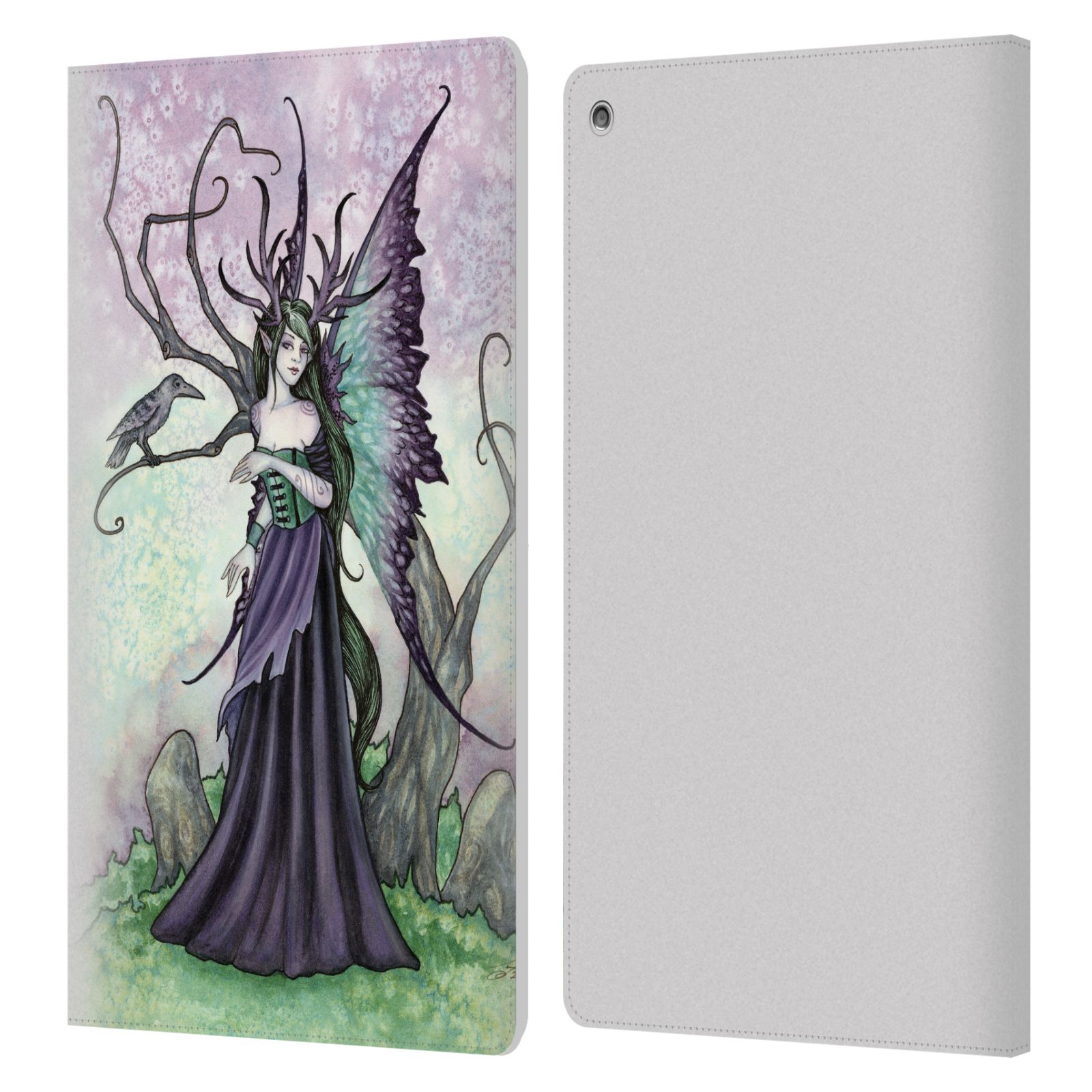 OFFICIAL AMY BROWN MAGICAL FAIRIES LEATHER BOOK WALLET CASE FOR AMAZON FIRE - Picture 8 of 16