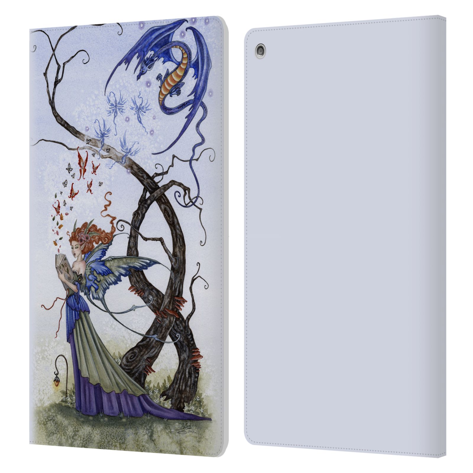 OFFICIAL AMY BROWN MAGICAL FAIRIES LEATHER BOOK WALLET CASE FOR AMAZON FIRE - Picture 15 of 16