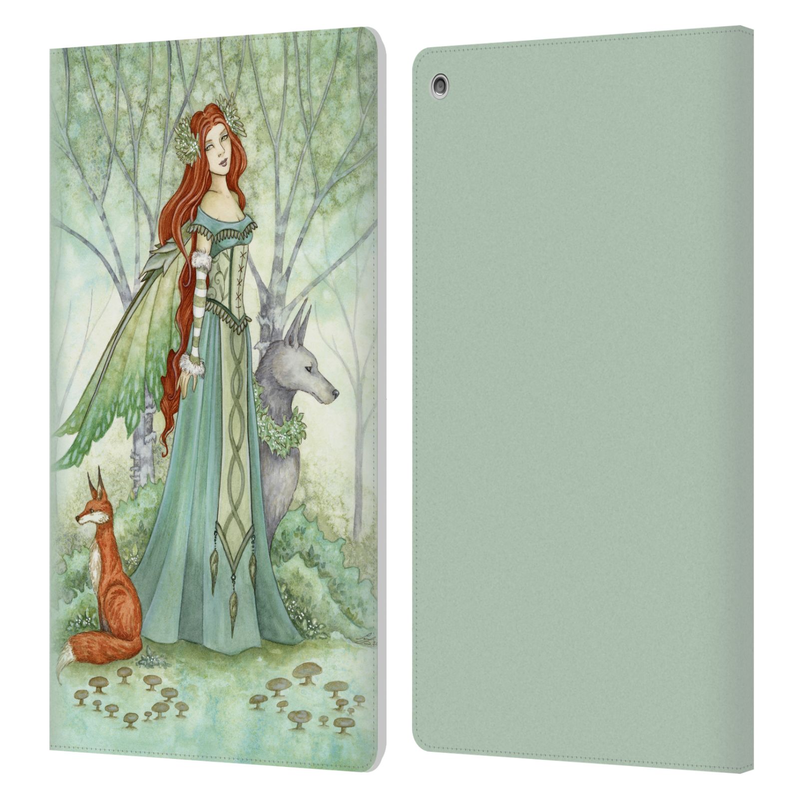 OFFICIAL AMY BROWN MAGICAL FAIRIES LEATHER BOOK WALLET CASE FOR AMAZON FIRE - Picture 16 of 16
