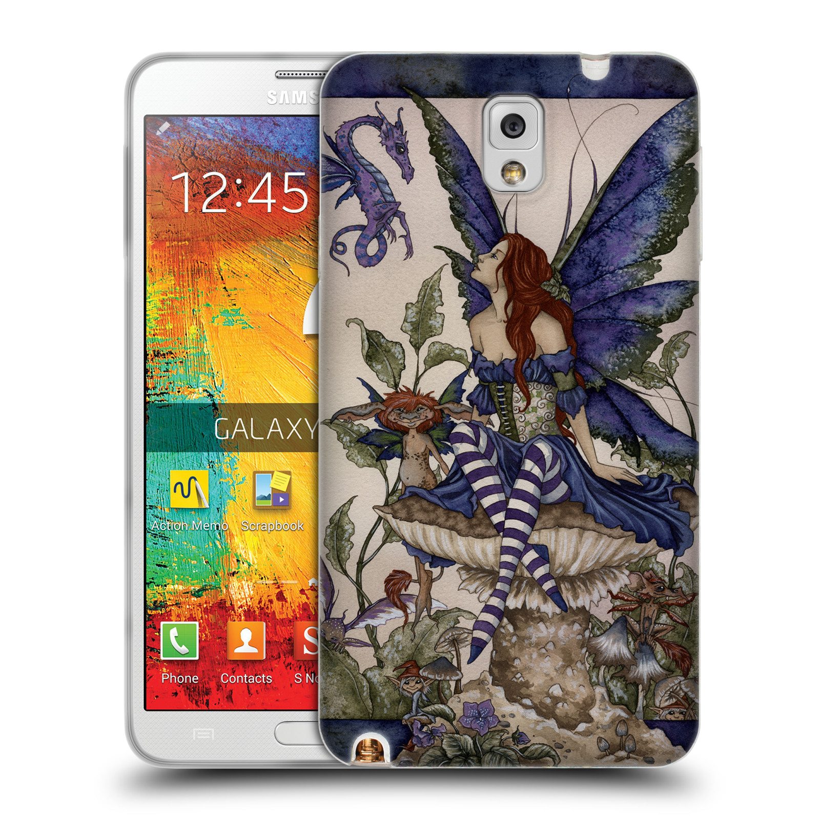 OFFICIAL AMY BROWN PIXIES SOFT GEL CASE FOR SAMSUNG PHONES 2 - Picture 9 of 17