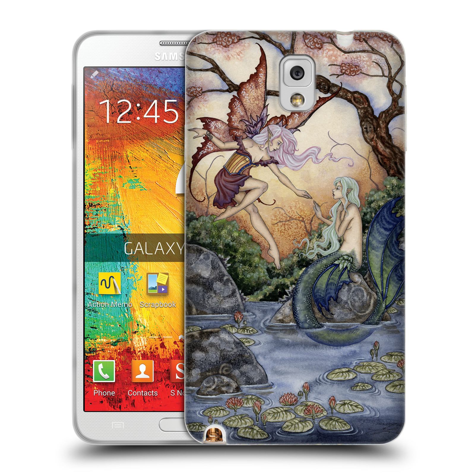 OFFICIAL AMY BROWN PIXIES SOFT GEL CASE FOR SAMSUNG PHONES 2 - Picture 15 of 17