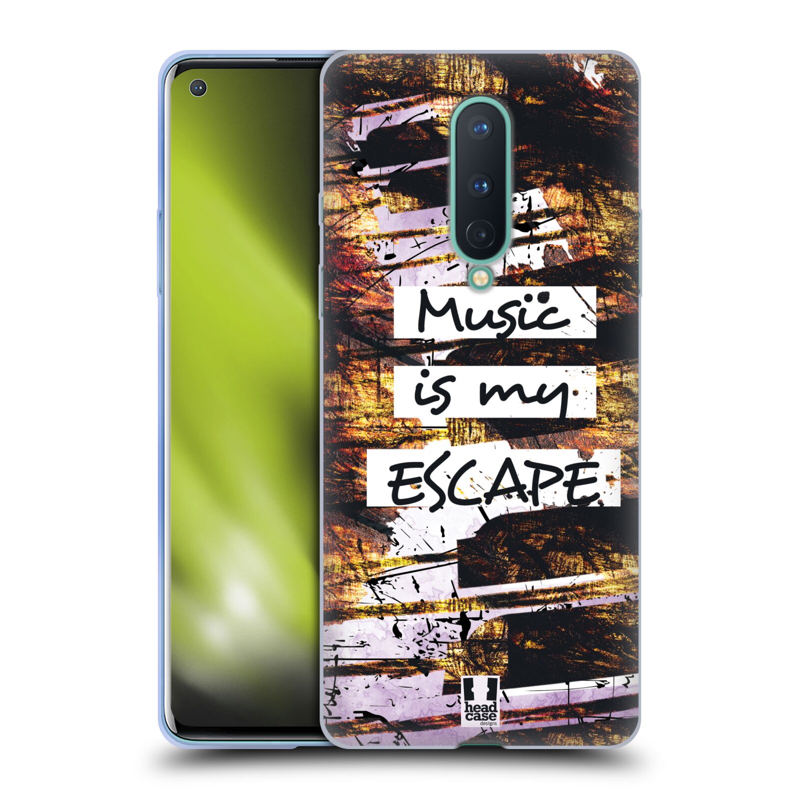 FUNDA HEAD CASE DESIGNS CON DIBUJO DE MÚSICA SUAVE PARA TELÉFONOS GOOGLE ONEPLUS - Imagen 10 de 12